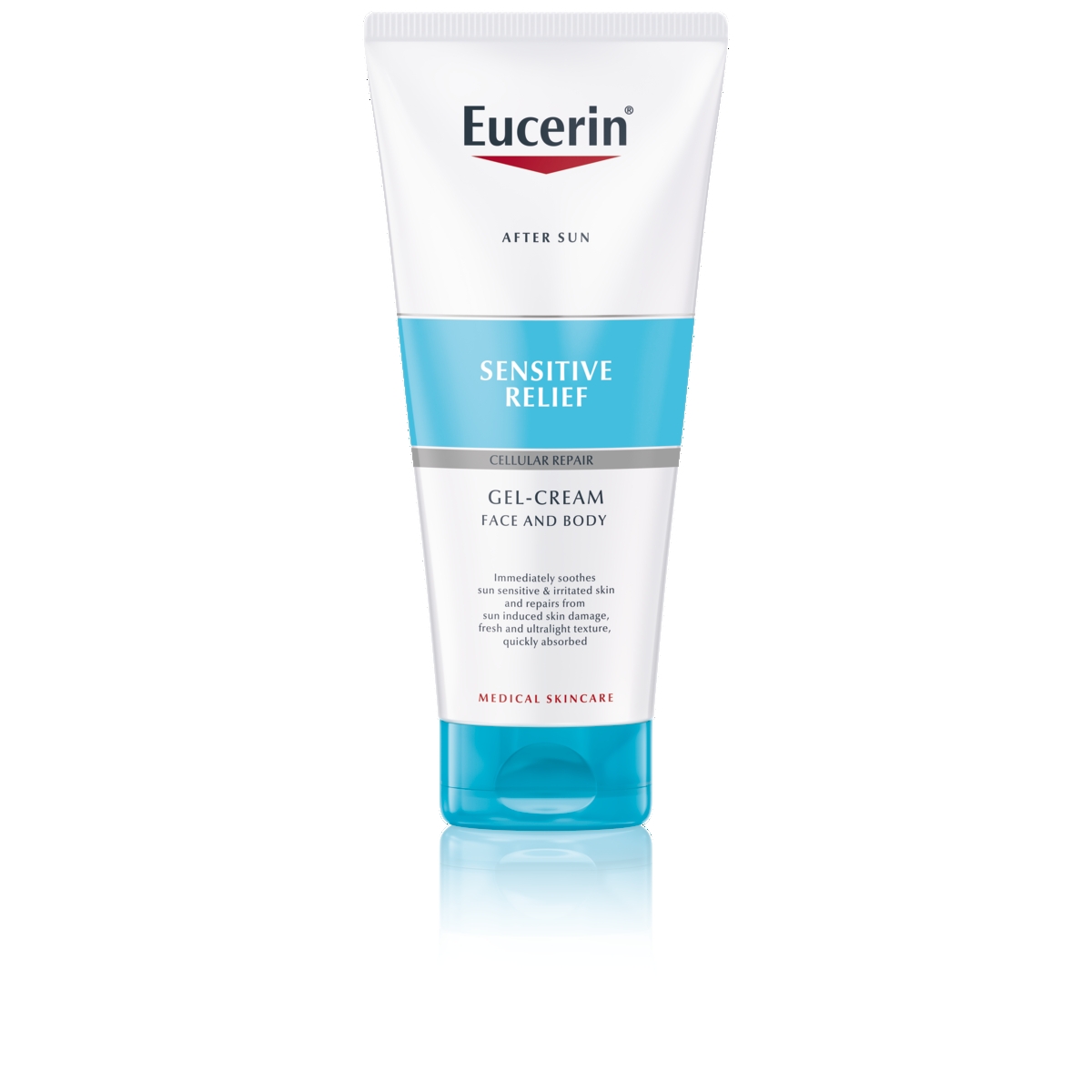 EUCERIN Sensitive Relief ādu nomierinošs gelveida krēms pēc sauļošanās, 200 ml - Produkta attēls 