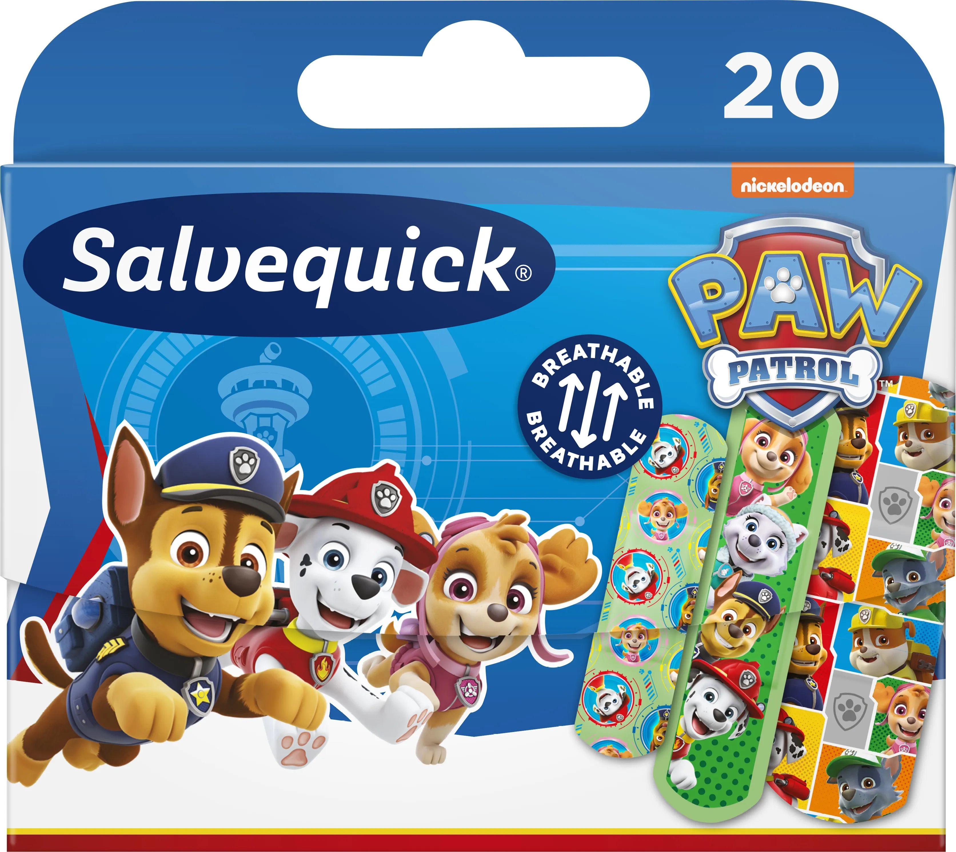 SALVEQUICK Paw Patrol plāksteri bērniem, 20 gab. - Produkta attēls 