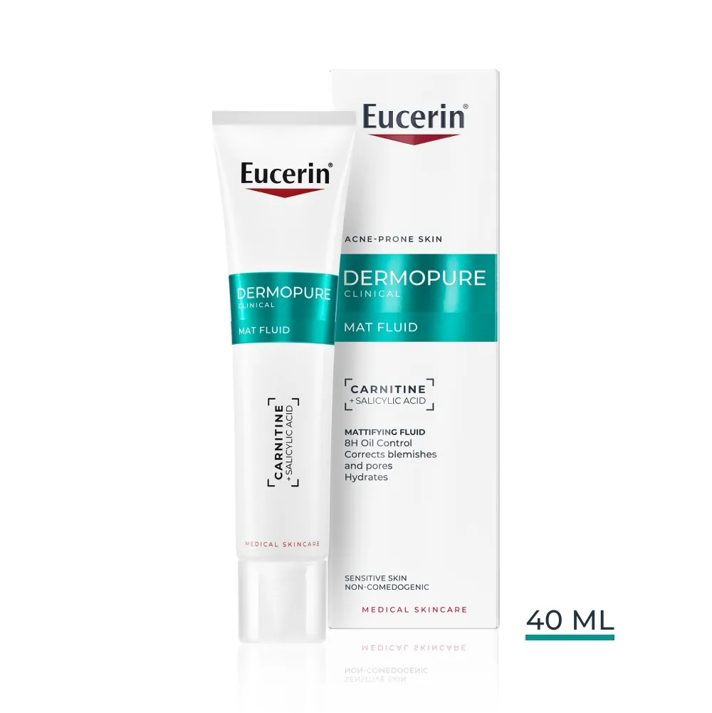 EUCERIN DermoPure Clinical matējošs fluīds, 40 ml - Produkta attēls 