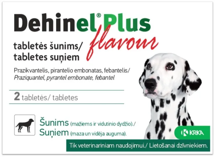 DEHINEL PLUS FLAVOUR TABLETES N2 SUŅIEM - Produkta attēls 