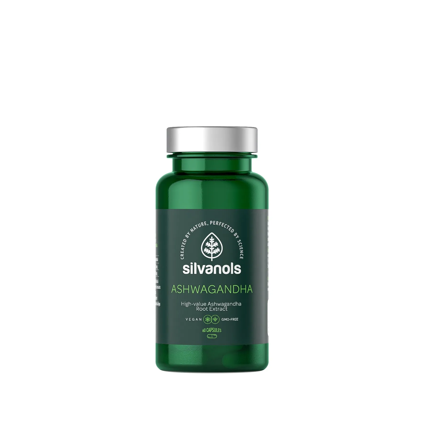 SILVANOLS Ashwagandha kapsulas, 60 gab. - Produkta attēls 