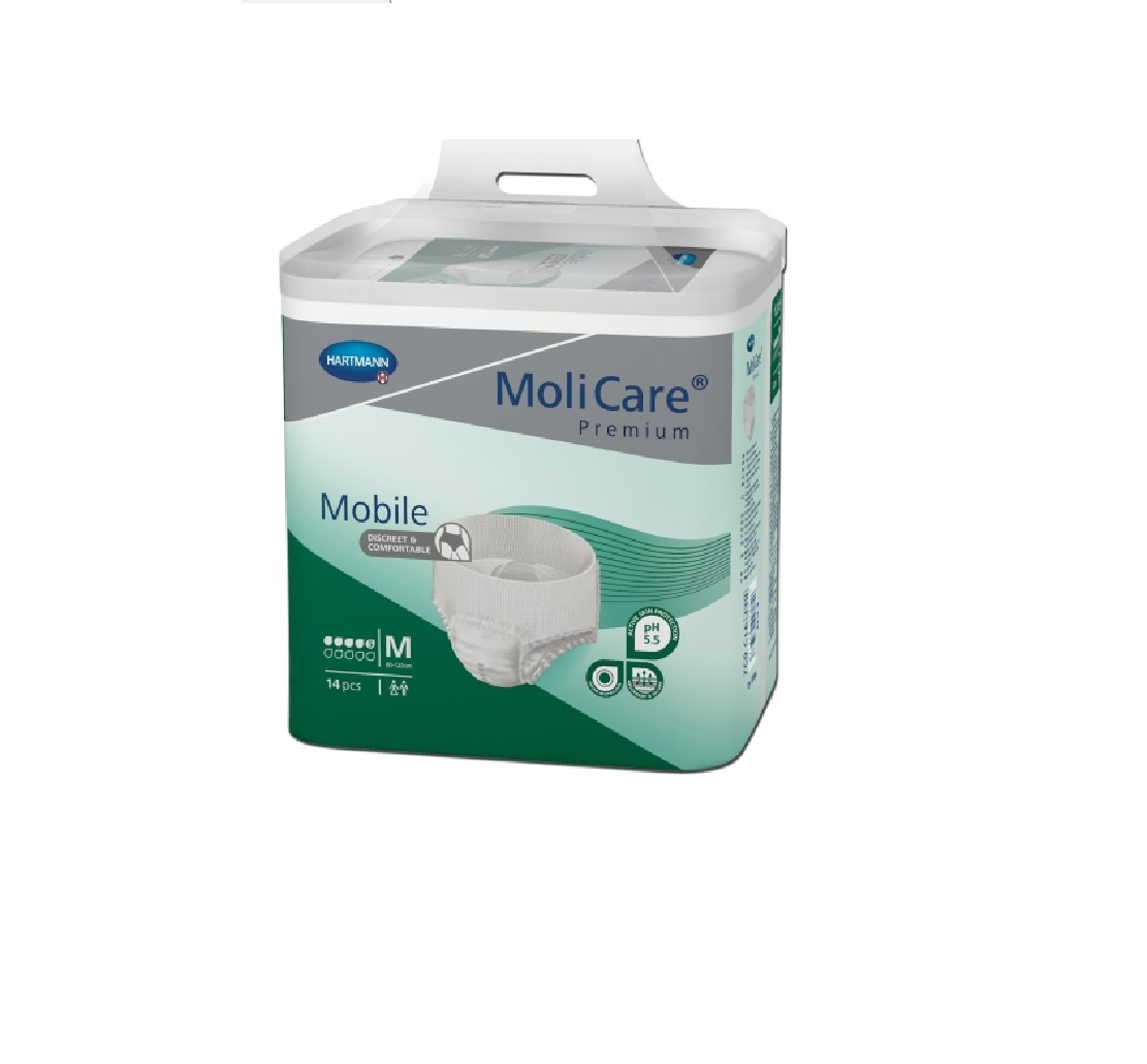 MOLICARE Premium Mobile bikses (M izmērs,5 lāses), 14 gab - Produkta attēls 