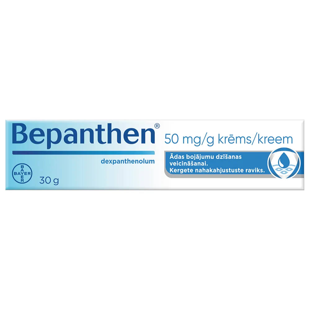 BEPANTHEN 50MG/G KRĒMS 30G - Produkta attēls 2