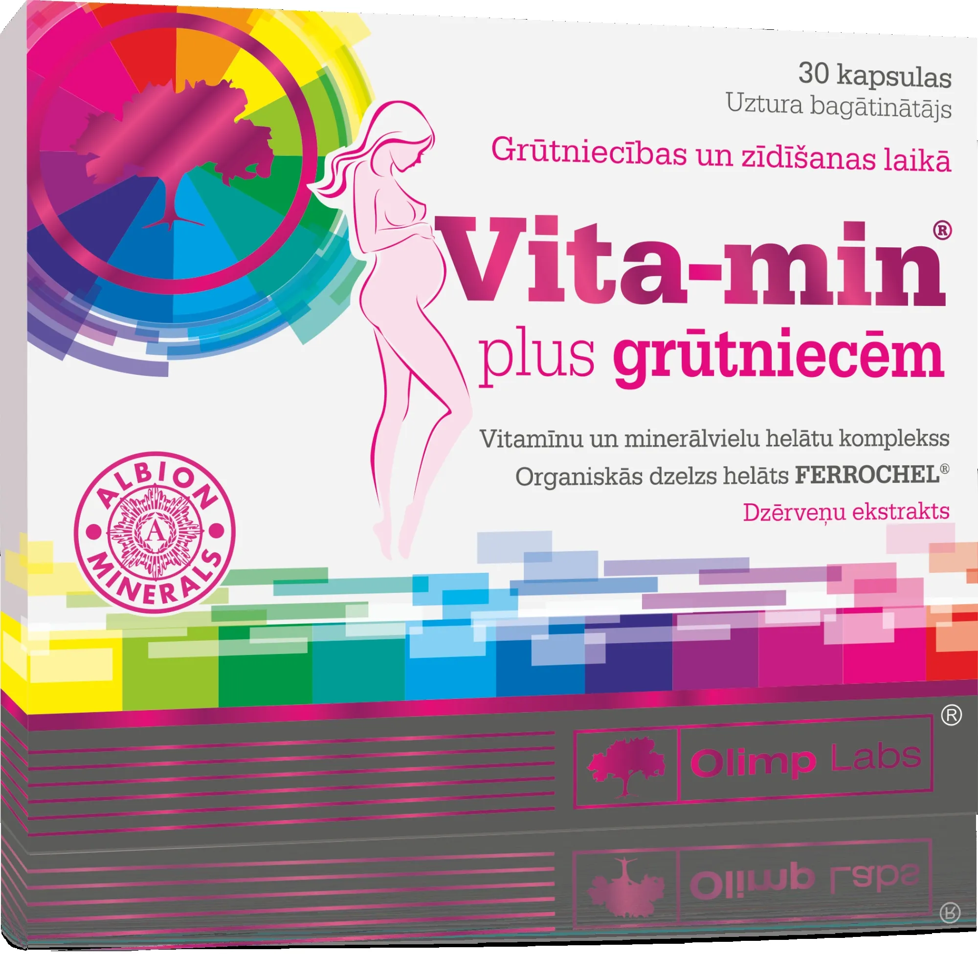 OLIMPLABS VITA-MIN+ GRŪTNIECĒM KAPS N30 - Produkta attēls 