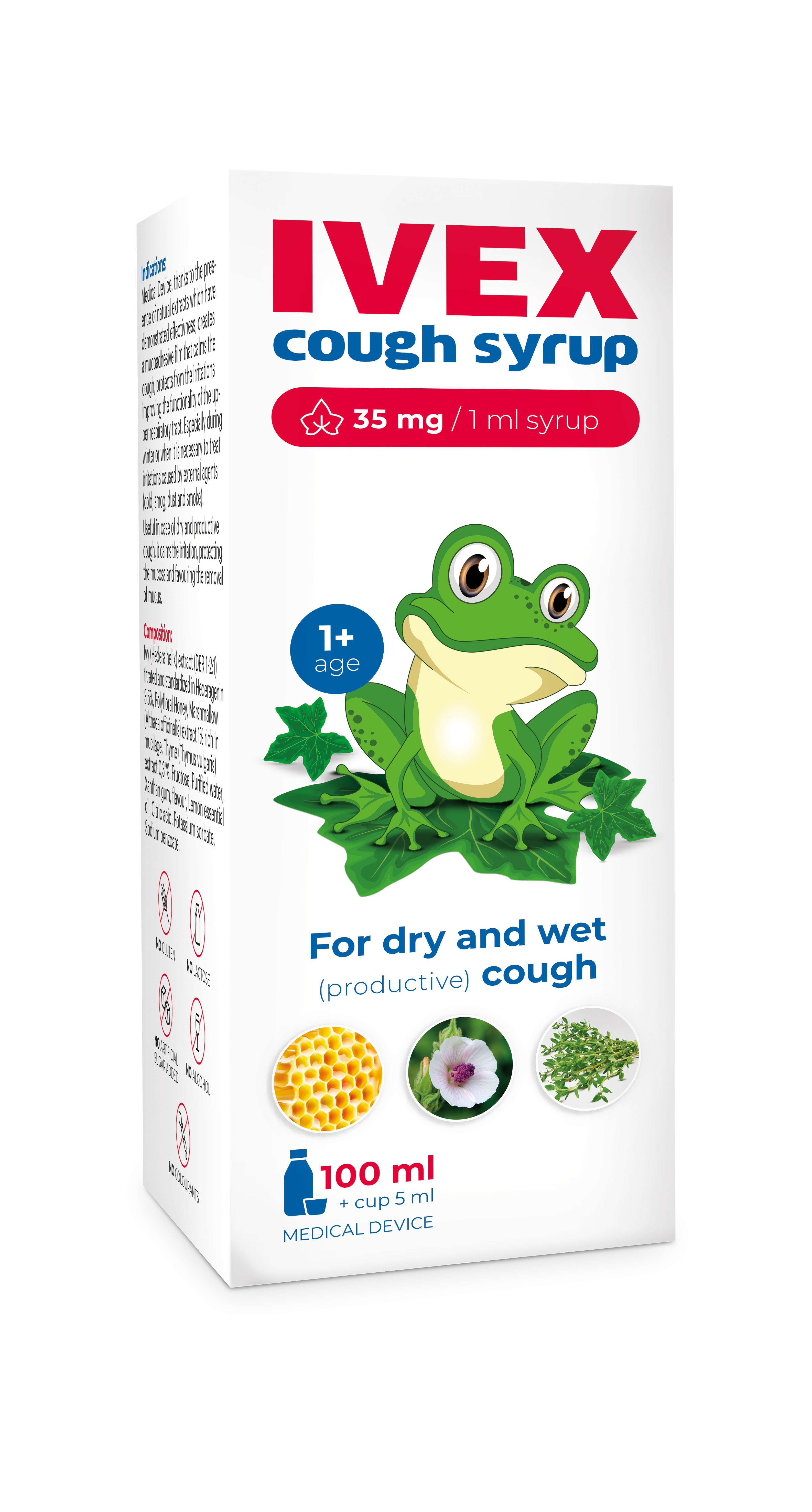 IVEX klepus sīrups, 100 ml - Produkta attēls 