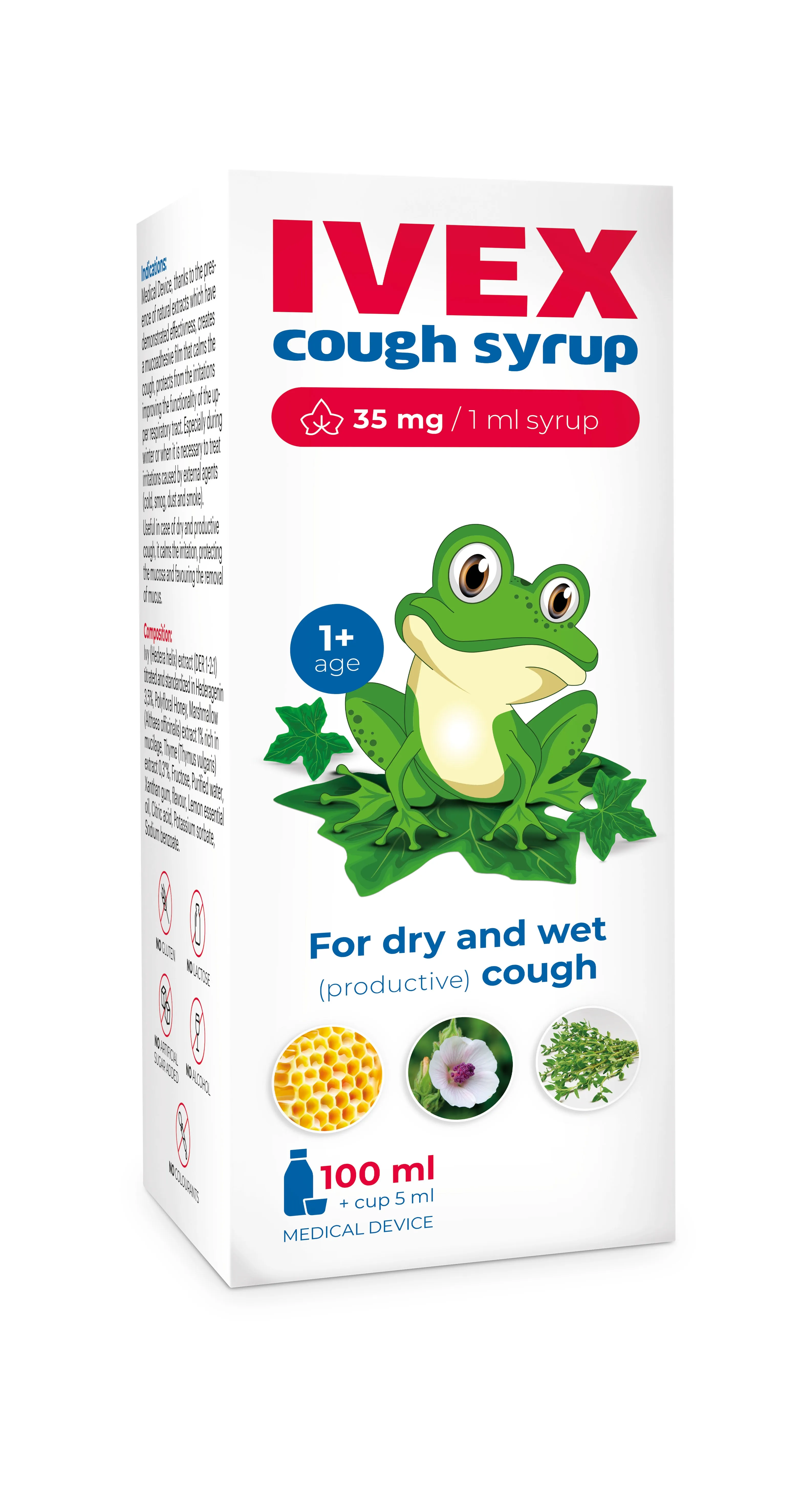 IVEX klepus sīrups, 100 ml - Produkta attēls 