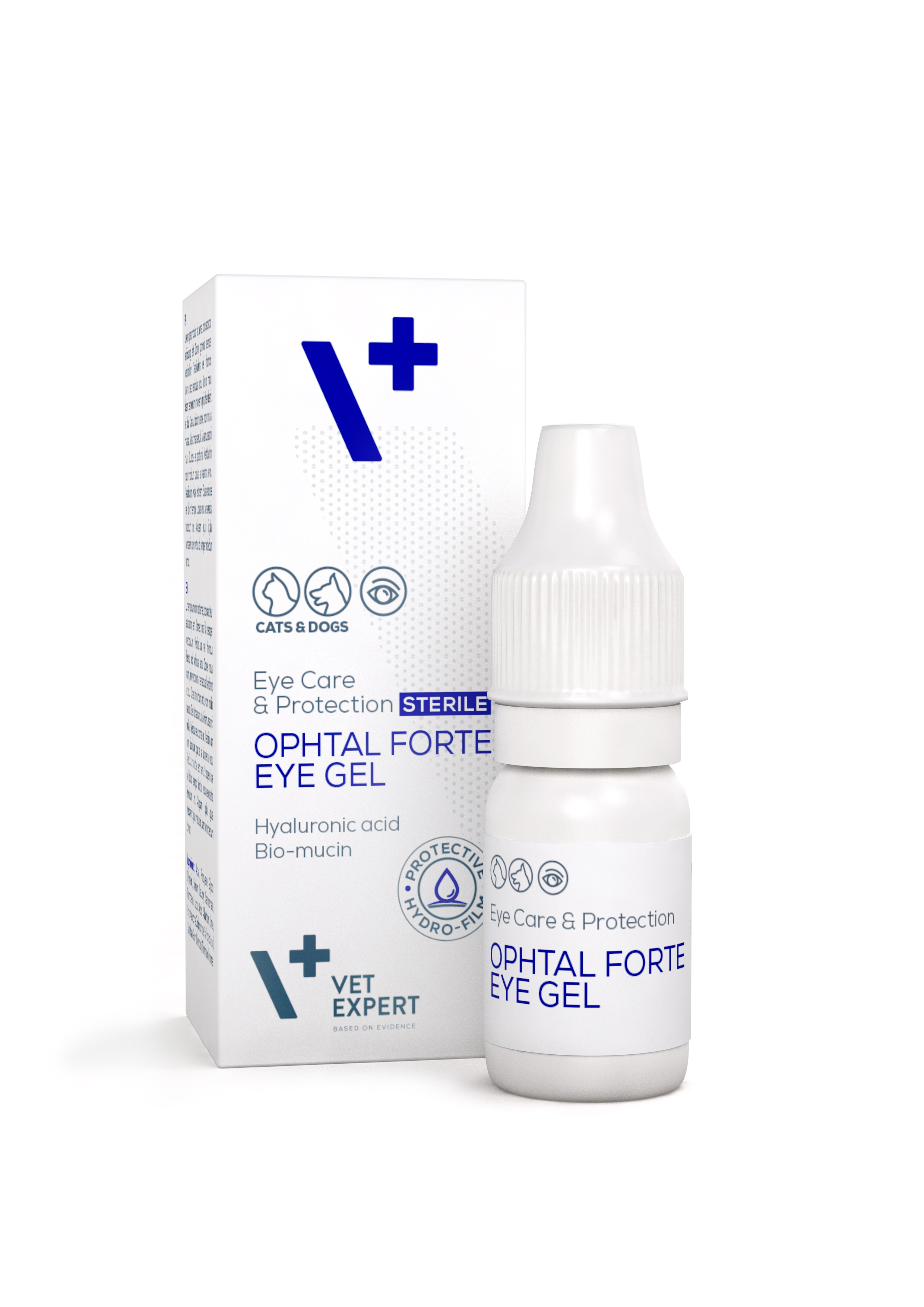 VE EYE GEL OPTHAL FORTE ACU GELS 7ML KAĶIEM/SUŅIEM - Produkta attēls 