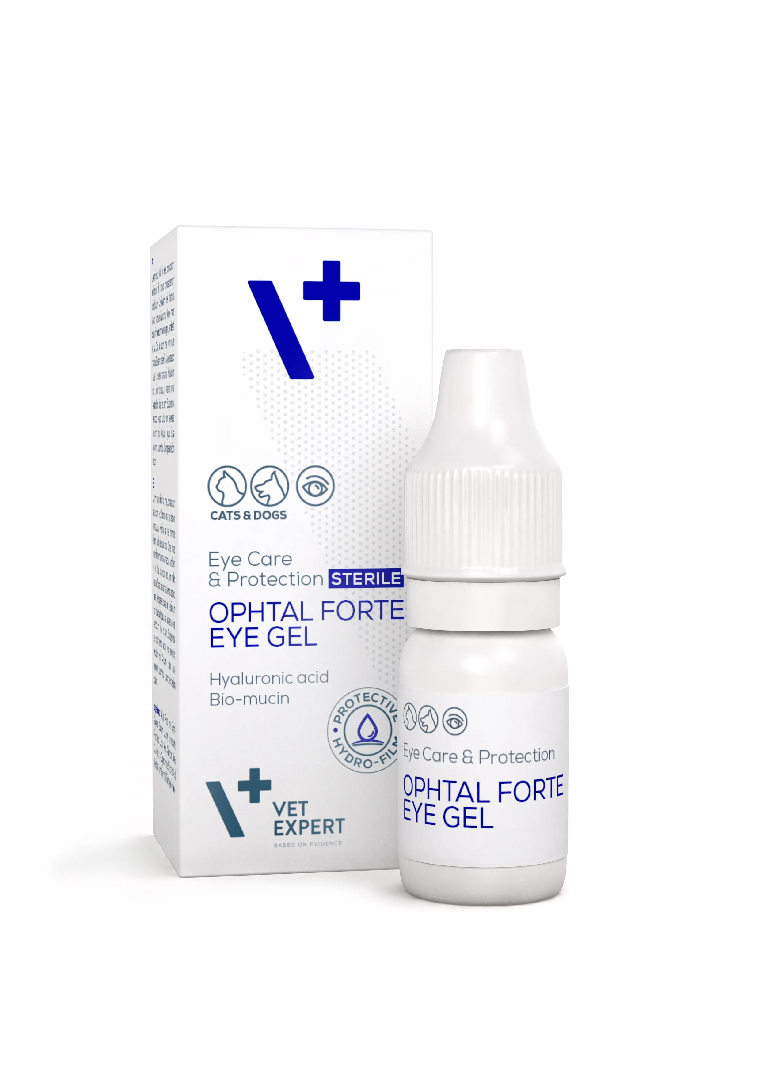 VE EYE GEL OPTHAL FORTE ACU GELS 7ML KAĶIEM/SUŅIEM - Produkta attēls 
