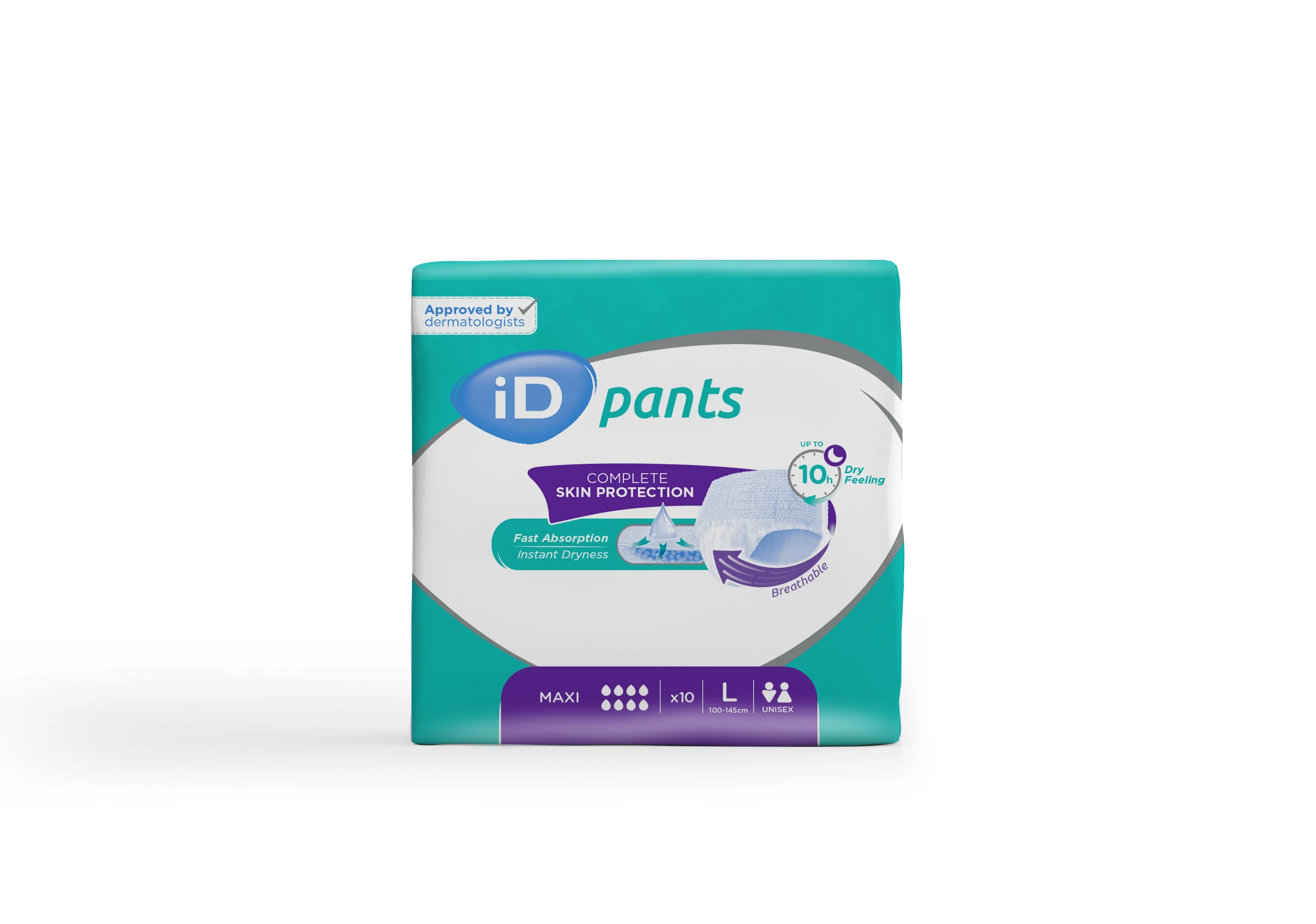 ID Sensitive Pants Maxi Night L biksītes, 10 gab - Produkta attēls 