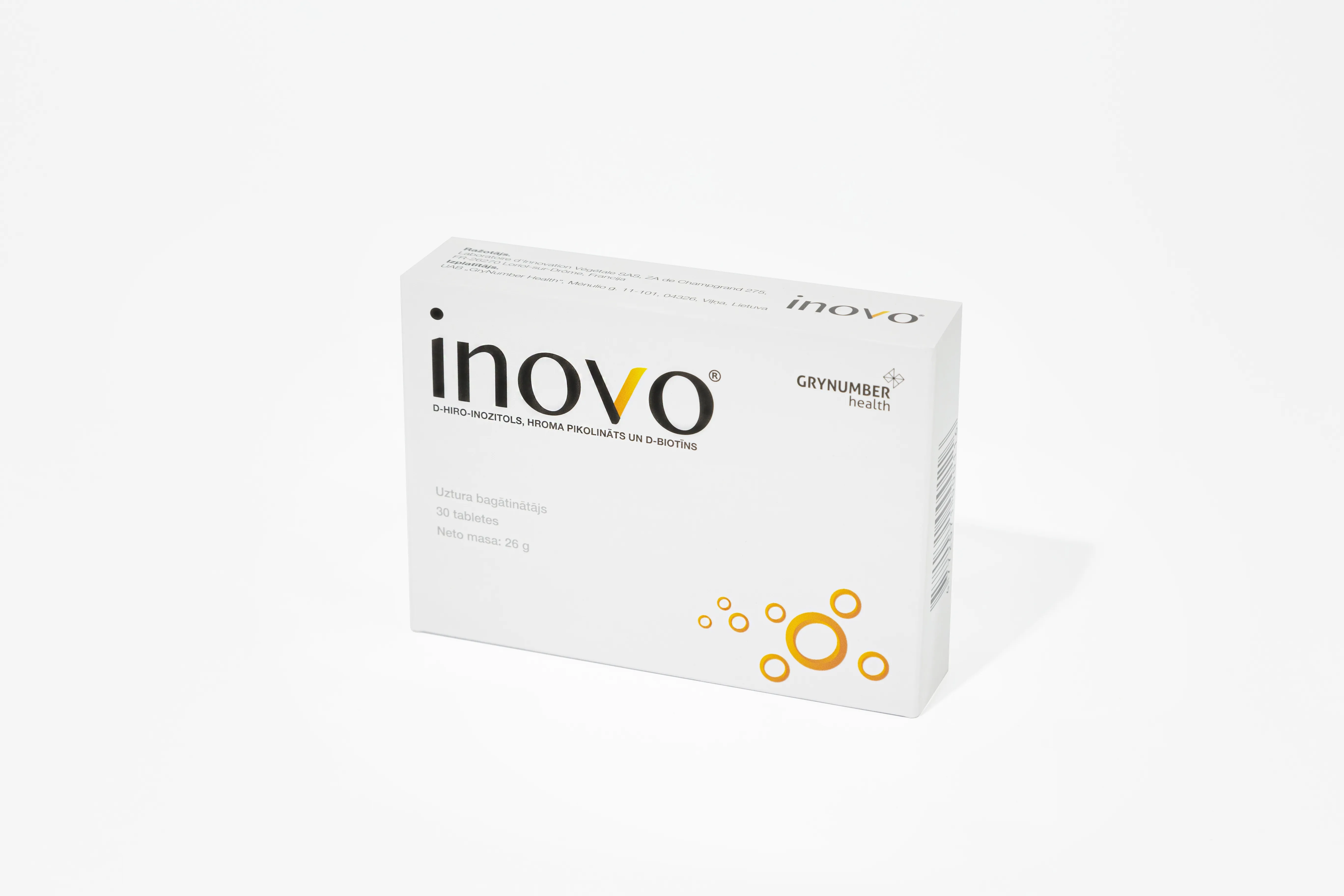 INOVO tabletes, 30 gab. - Produkta attēls 