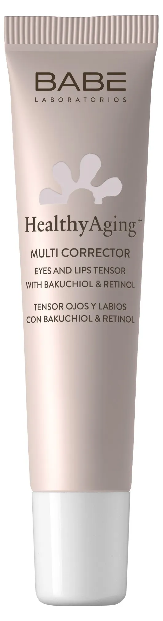 BABĒ Healthy Aging daudzfunkcionāls korektors acu un lūpu zonai, 15ml - Produkta attēls 