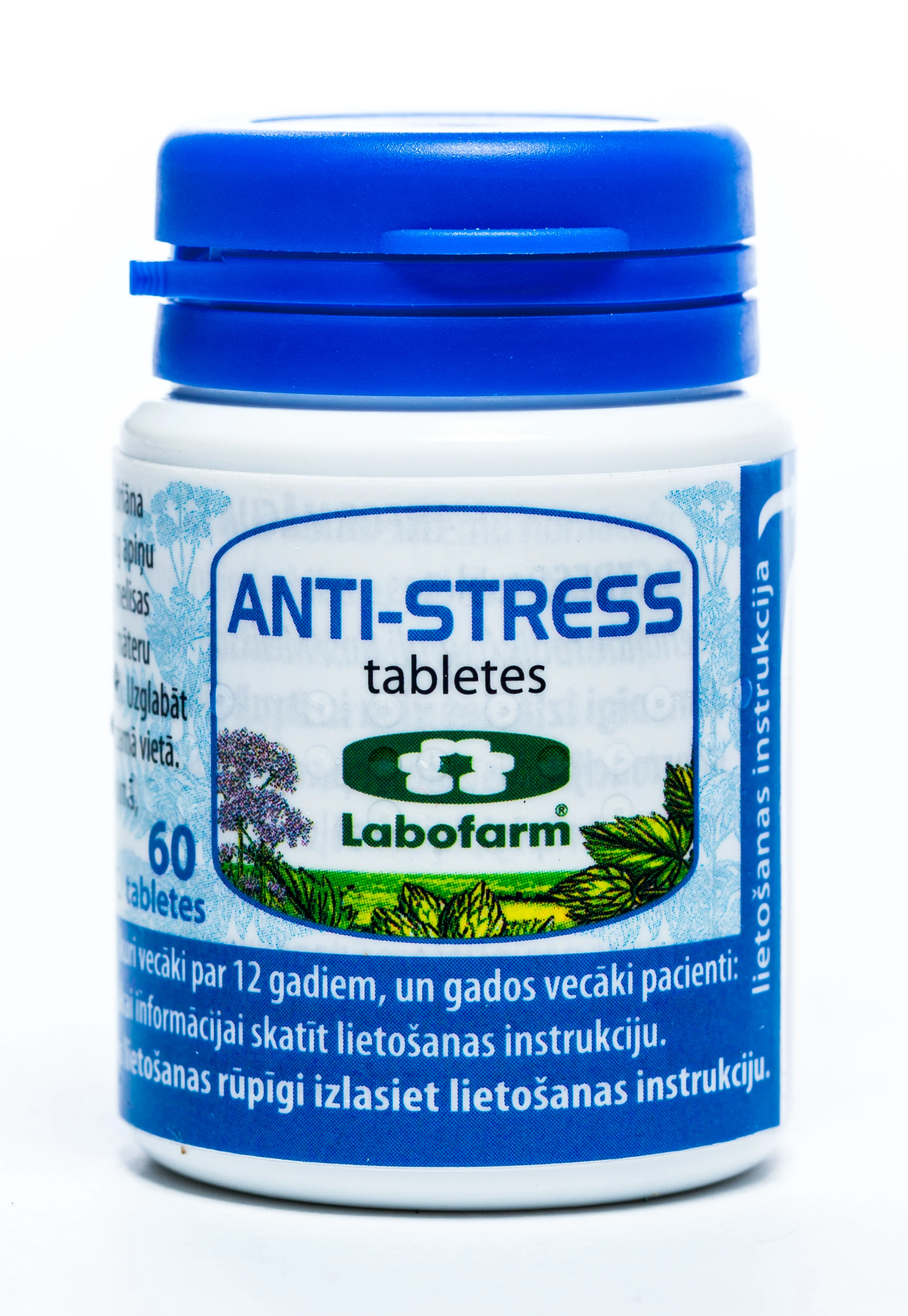 ANTI-STRESS TABLETES N60 PP PUDELĪTE - Produkta attēls 