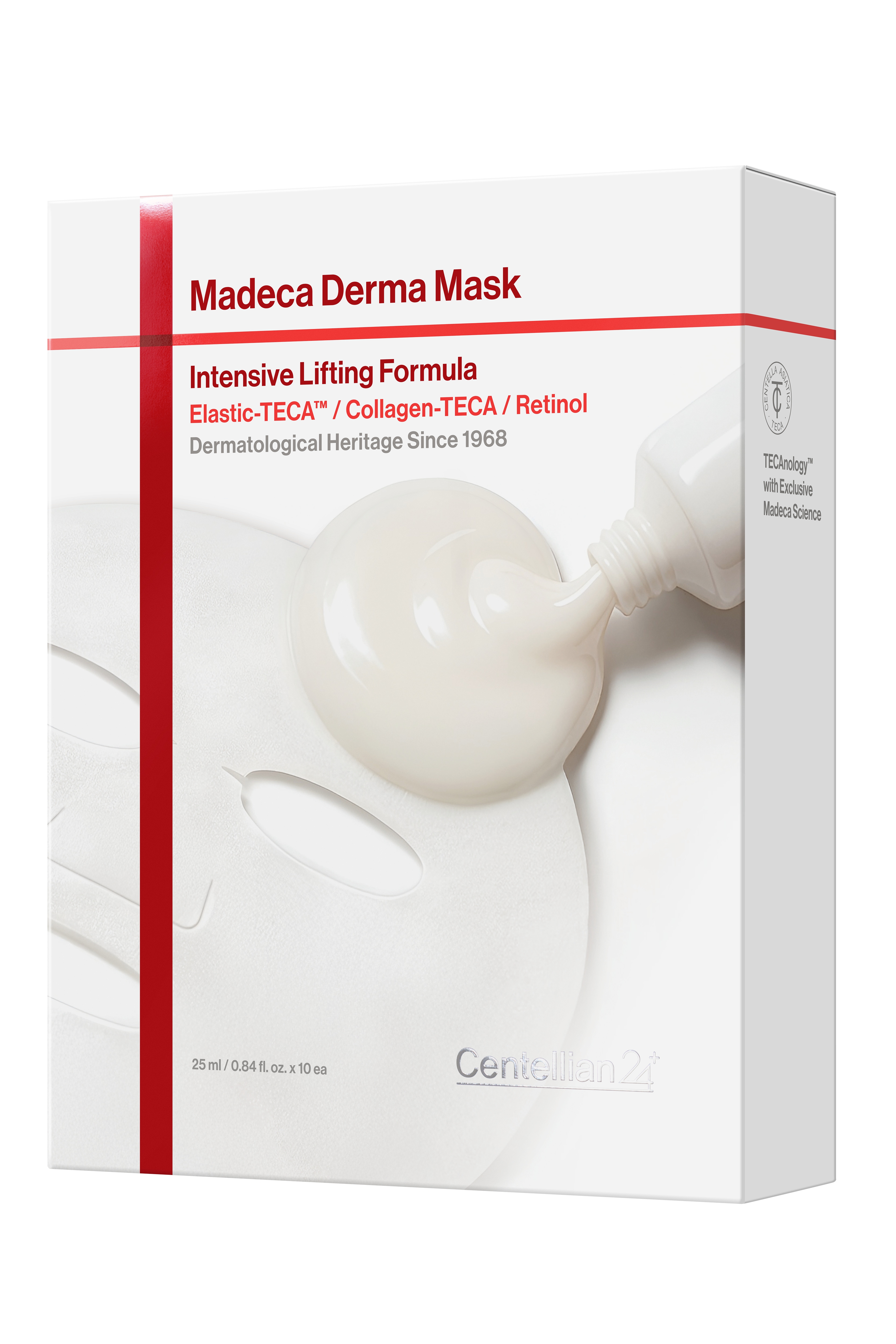 CENTELLIAN24 Madeca Intensive Lifting Formula maska, 10 gab - Produkta attēls 
