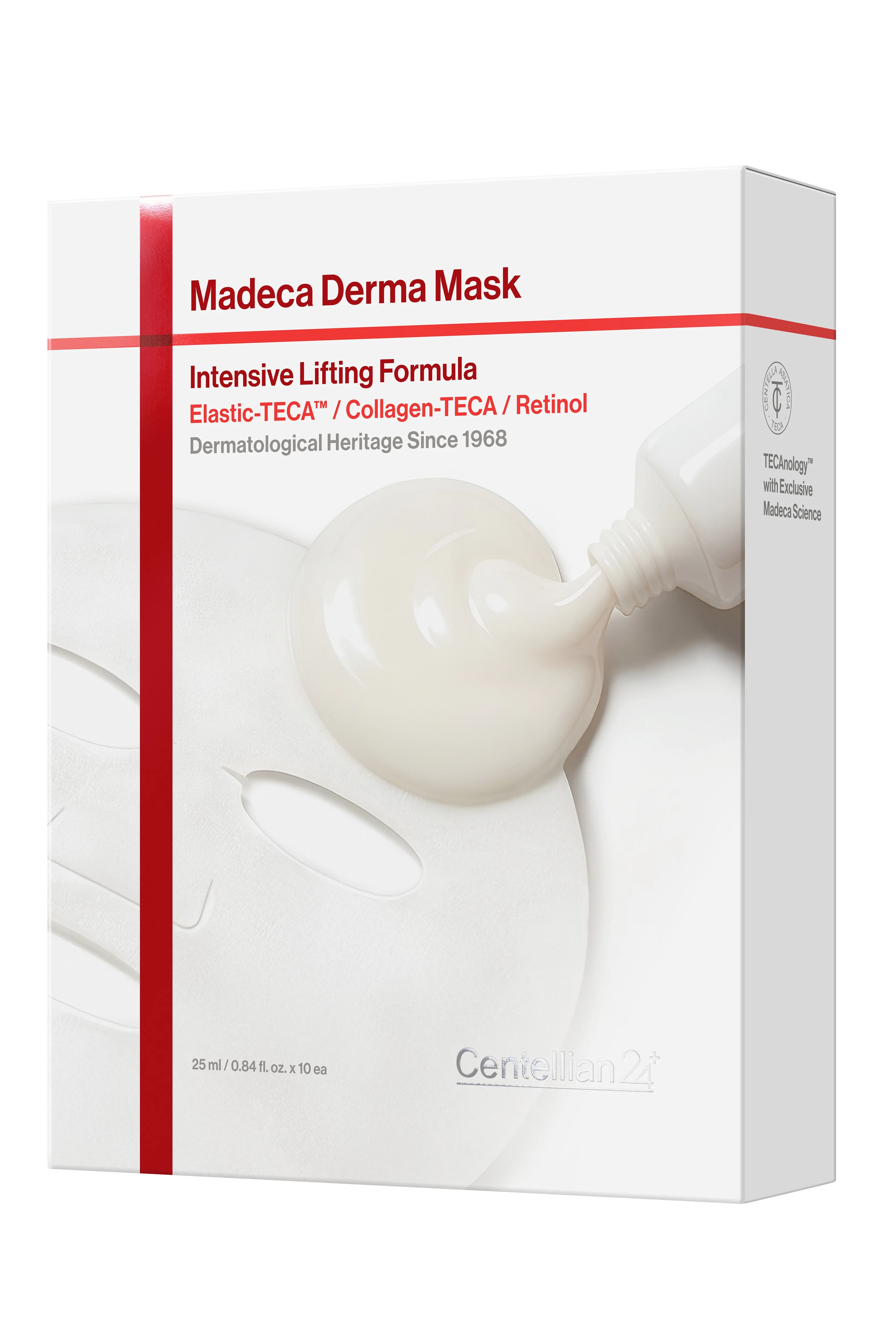 CENTELLIAN24 Madeca Intensive Lifting Formula maska, 10 gab - Produkta attēls 