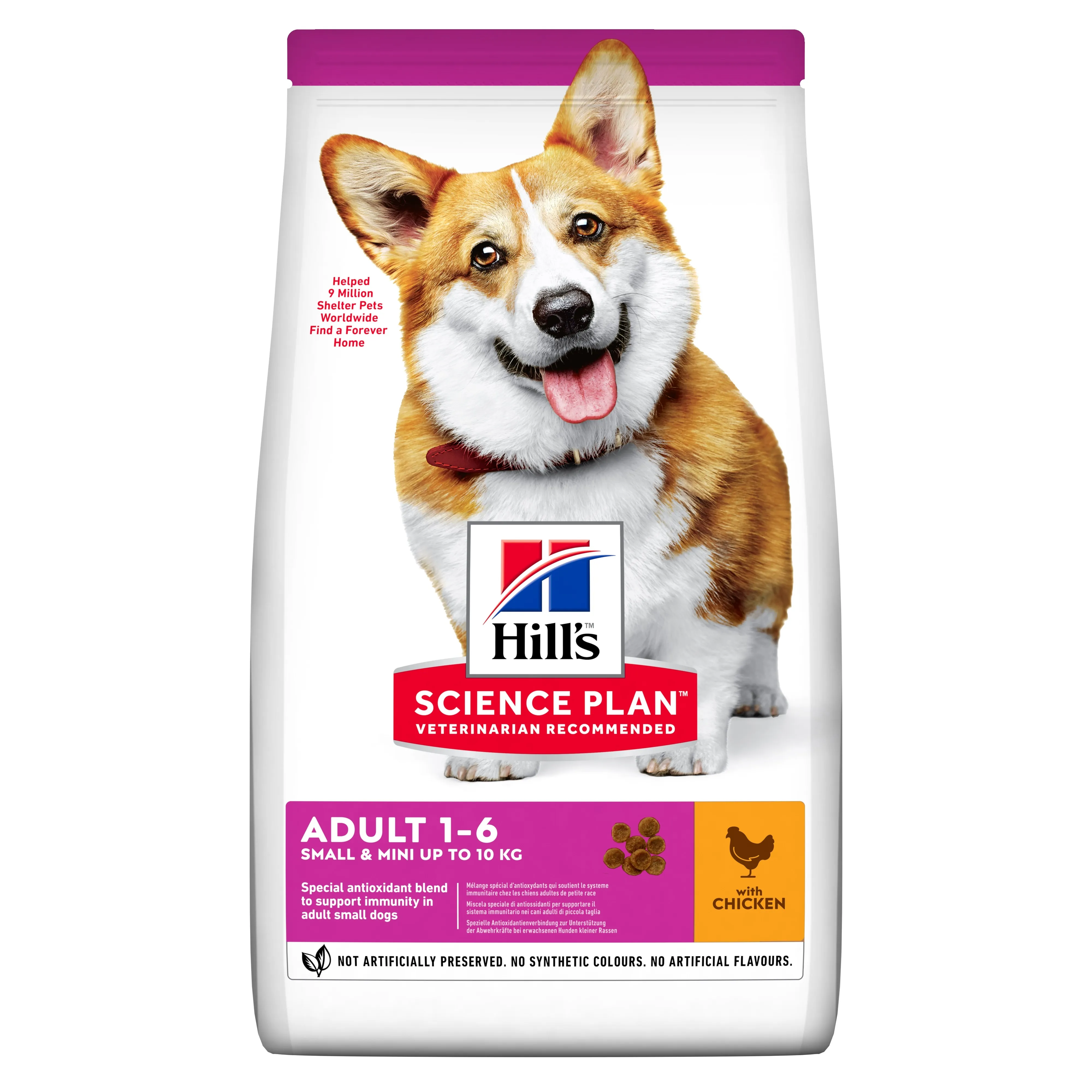 Hills suņu sausā barība mazām šķirnēm vista 1,5kg - Produkta attēls 