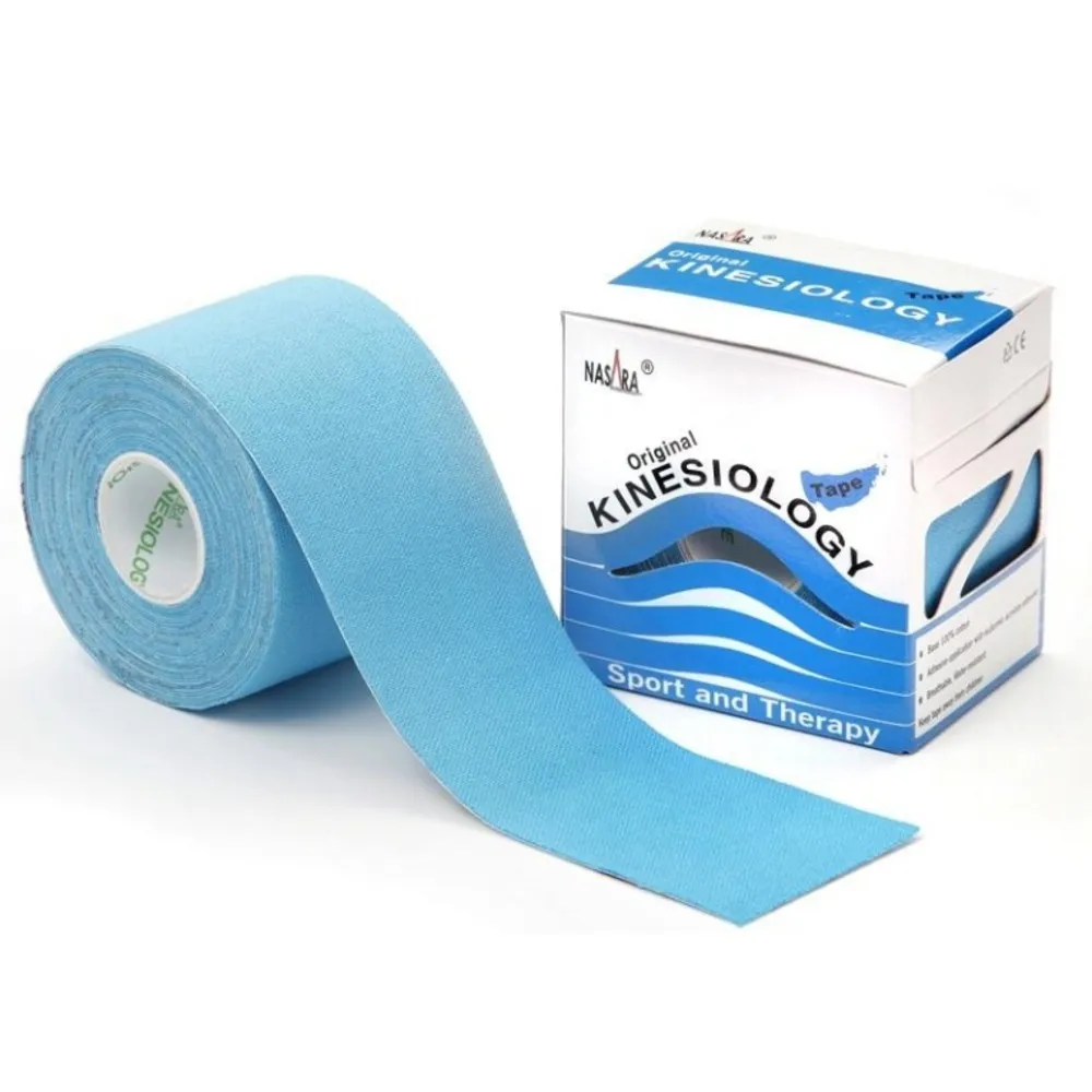 NASARA kinzioloģiskais teips (zils), 5 m x 5 cm, 1 gab - Produkta attēls 