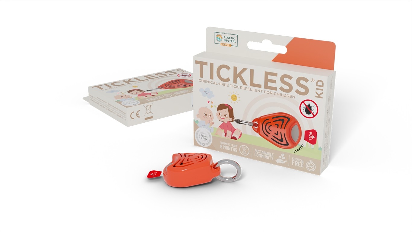 Tickless Kid ultraskaņas repelenta ierīce, oranža - Produkta attēls 