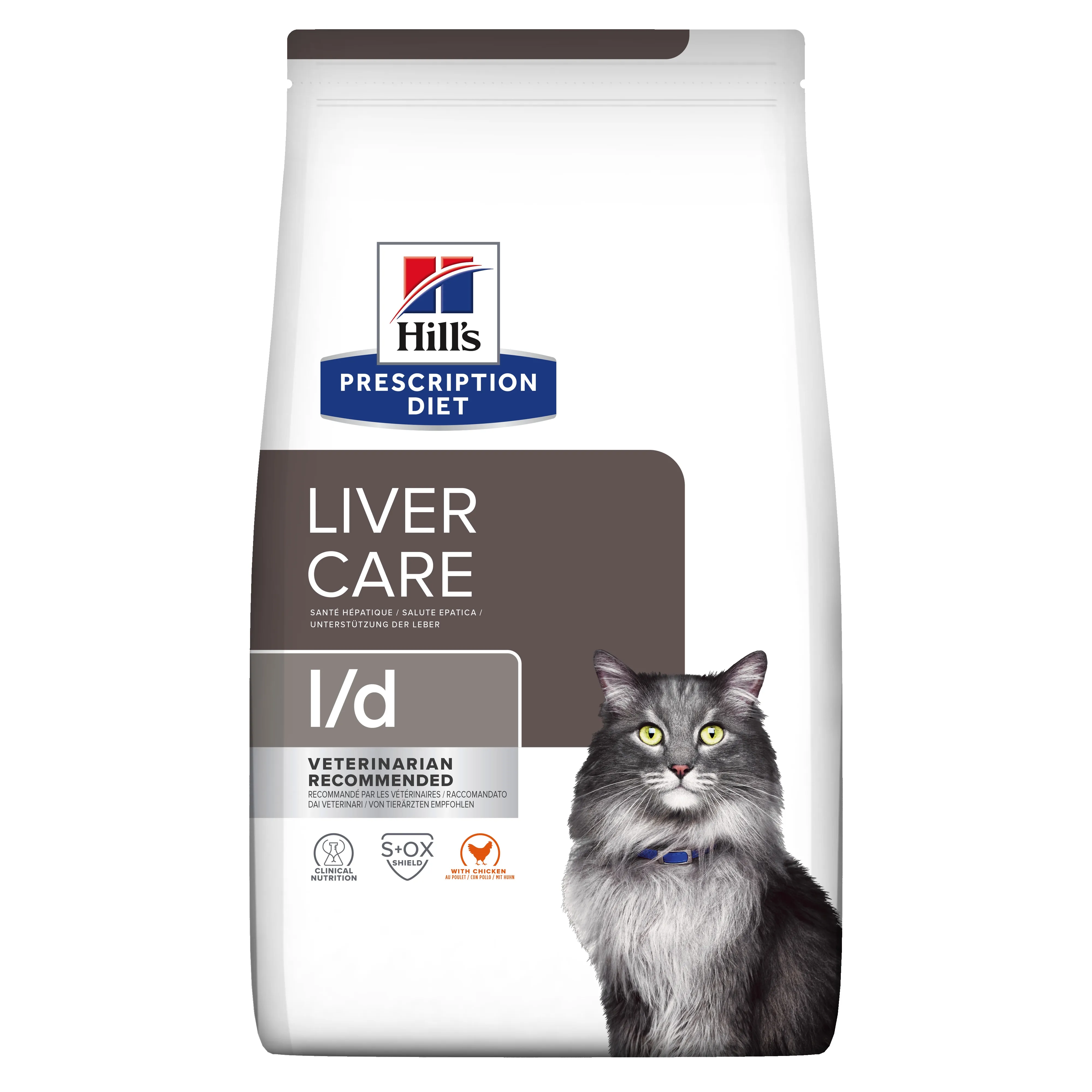 Hills PD kaķu sausā barība L/D vista 1,5kg - Produkta attēls 