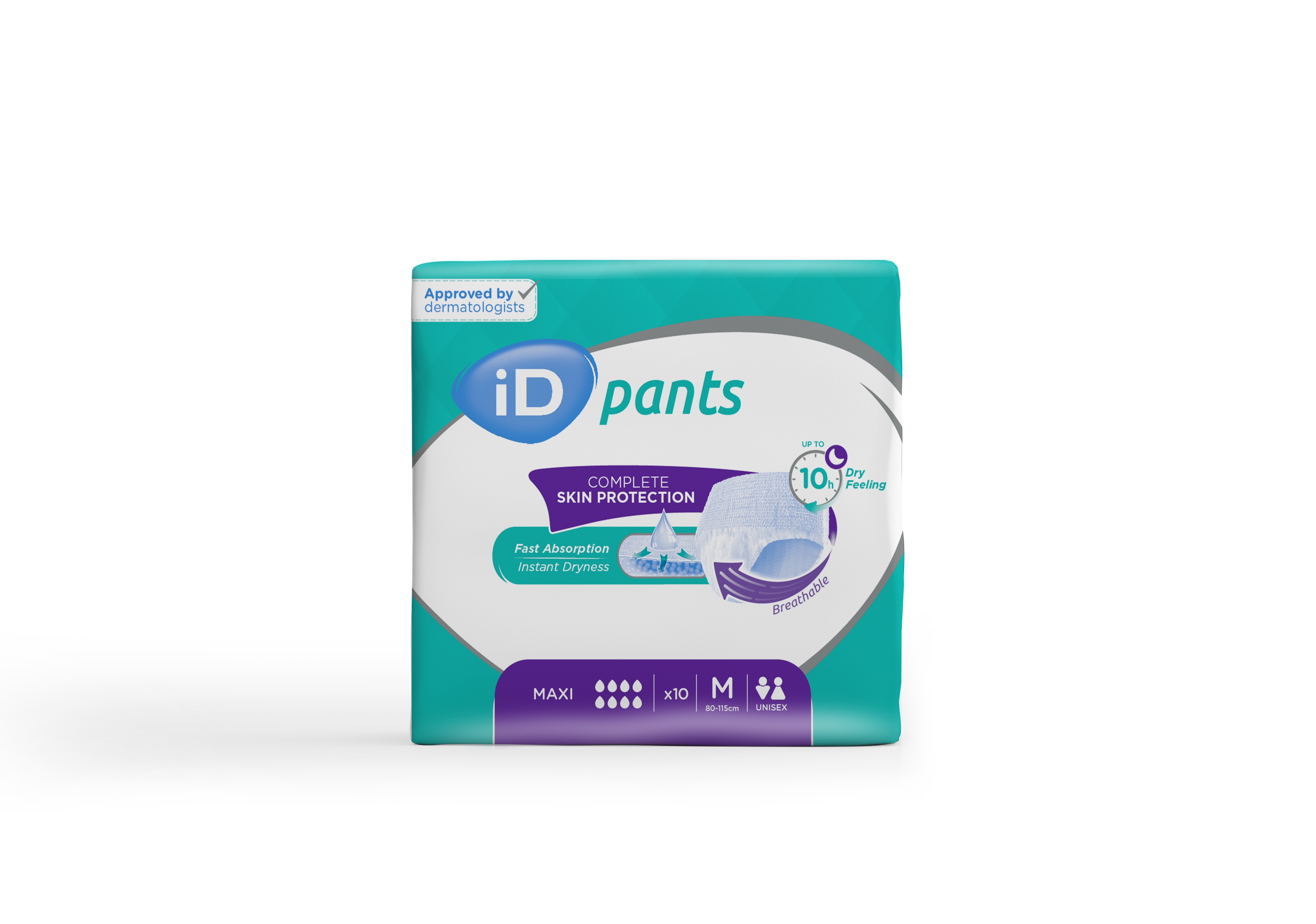 ID Sensitive Pants Maxi M biksītes, 10 gab - Produkta attēls 