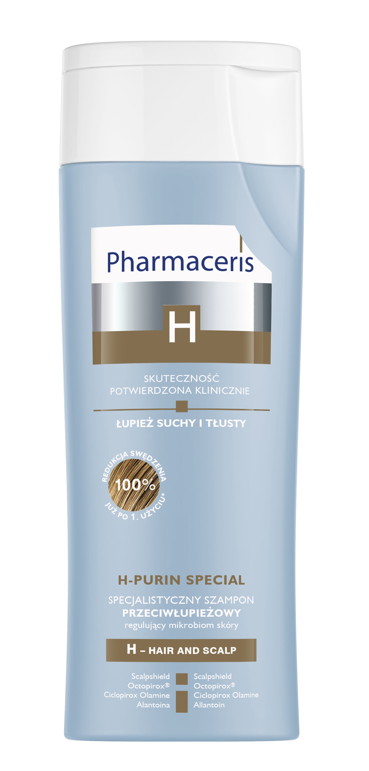 PHARMACERIS H.Purin Special pretblaugznu šampūns, 250 ml - Produkta attēls 