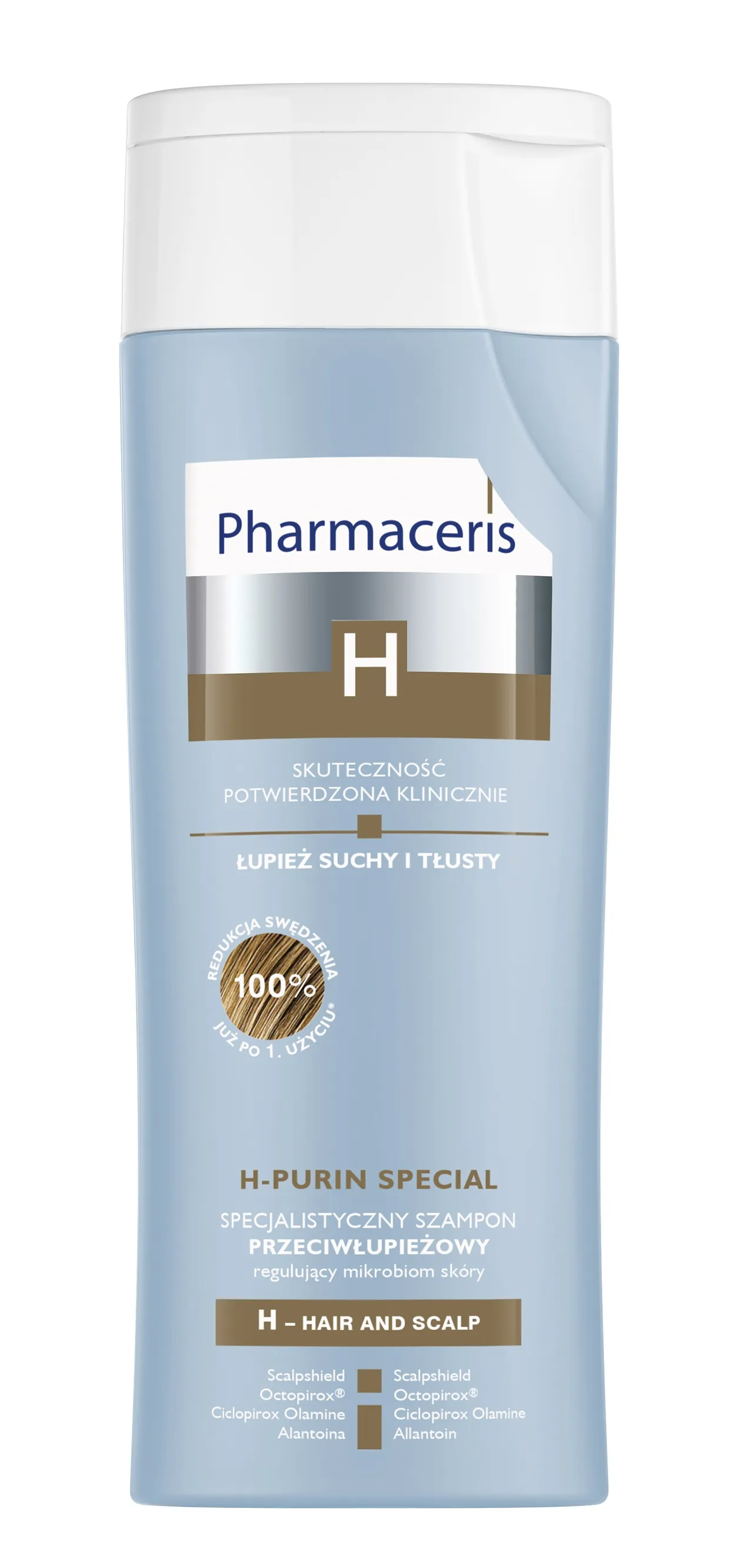 PHARMACERIS H.Purin Special pretblaugznu šampūns, 250 ml - Produkta attēls 