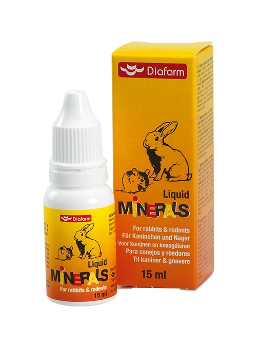 DF LIQUID MINERALS FOR RABBITS RODENTS 15ML - Produkta attēls 