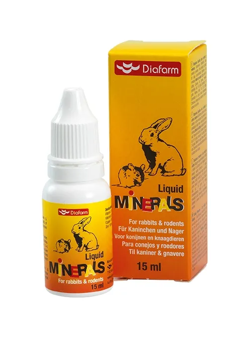 DF LIQUID MINERALS FOR RABBITS RODENTS 15ML - Produkta attēls 