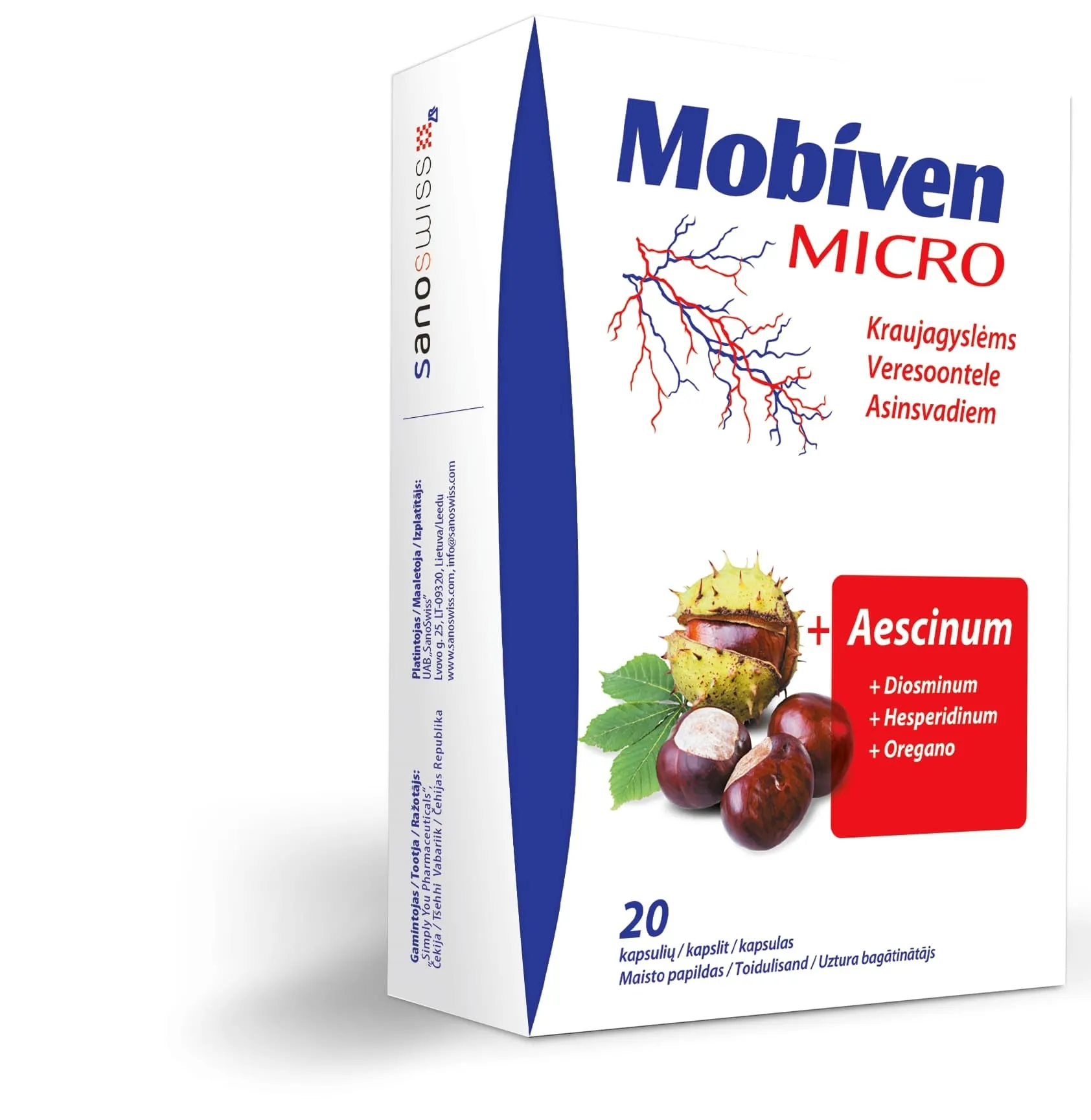 Mobiven MICRO kapsulas N20 - Produkta attēls 