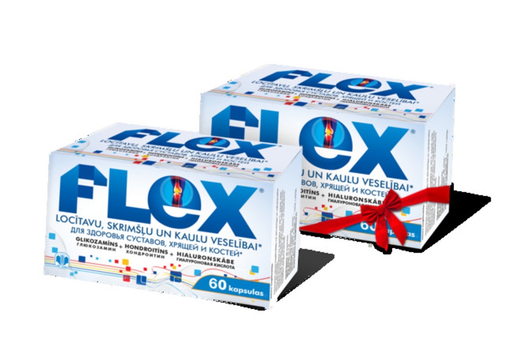FLEX kapsulas (1+1), 60 gab - Produkta attēls 
