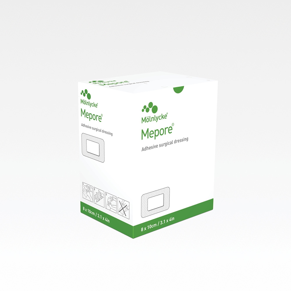 MEPORE Sterili plāksteri 8 x 10cm, 50 gab. - Produkta attēls 
