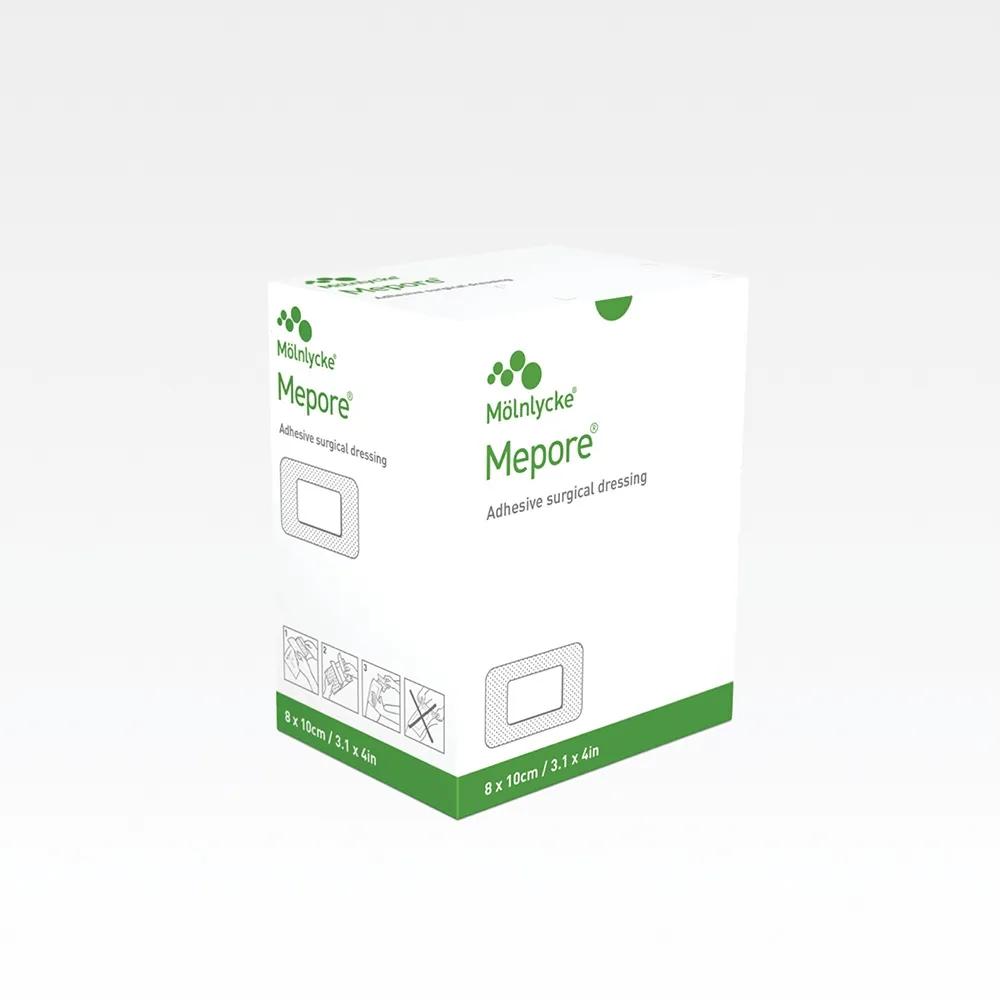 MEPORE Sterili plāksteri 8 x 10cm, 50 gab. - Produkta attēls 