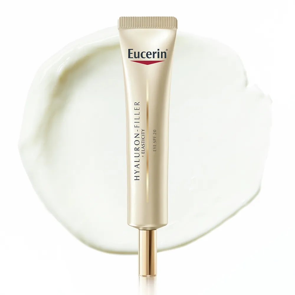 Eucerin Hyaluron-Filler + Elasticity acu zonas krēms SPF 20 nobriedušai ādai, 15 ml. - Produkta attēls 
