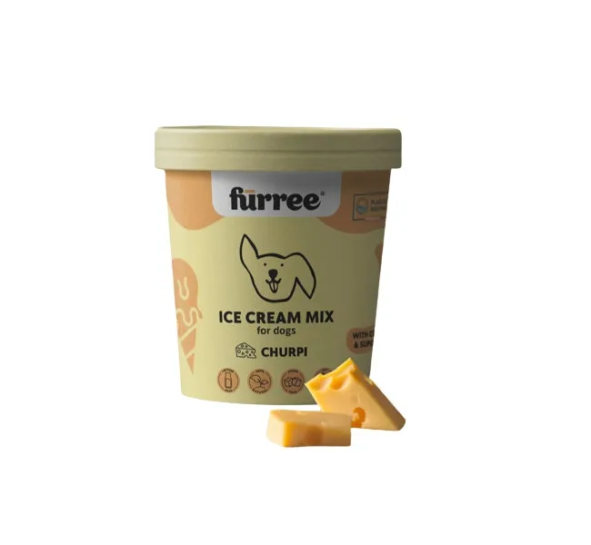 Fürree saldējuma pulveris Chuppi siers 60g (10 porcijas) suņiem - Produkta attēls 