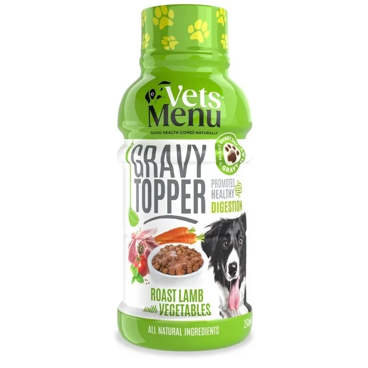 VETS MENU TOPPER 250ML JĒRA CEPETIS AR DĀRZEŅIEM - Produkta attēls 
