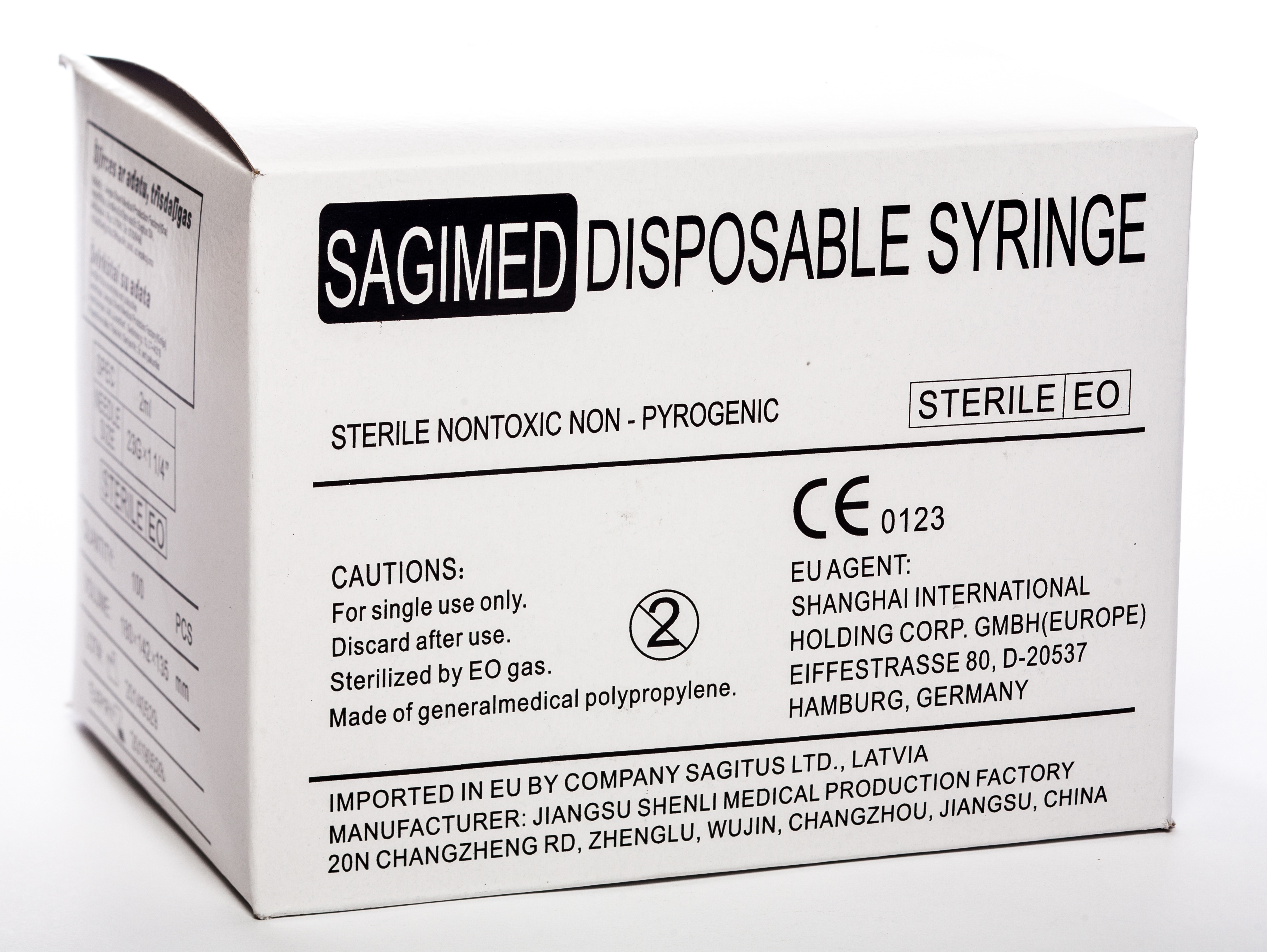 SYRINGE TRĪSKOMP.2ML 23G (+AD.0.6X32) SLIP N100 - Produkta attēls 