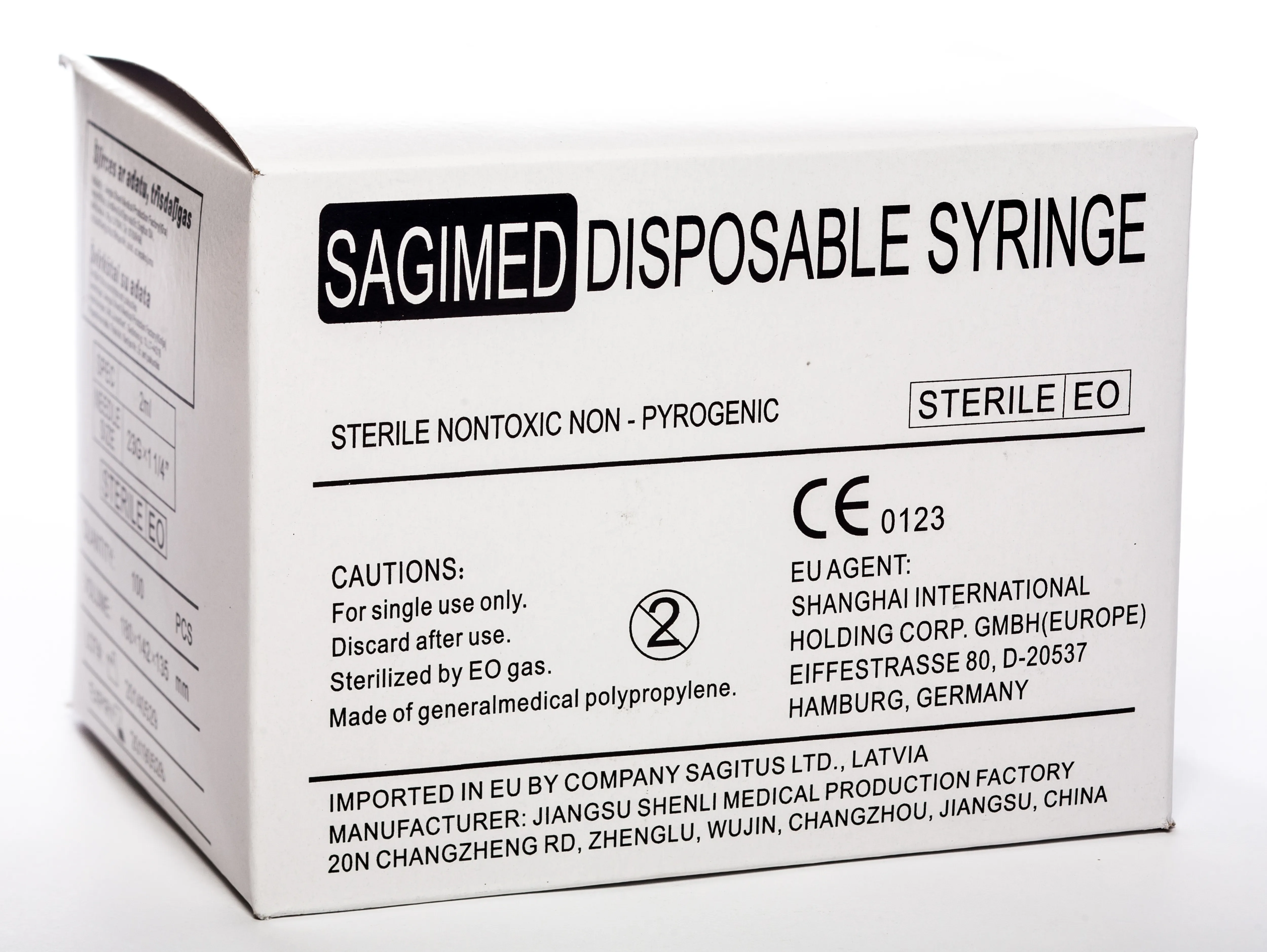 SYRINGE TRĪSKOMP.2ML 23G (+AD.0.6X32) SLIP N100 - Produkta attēls 