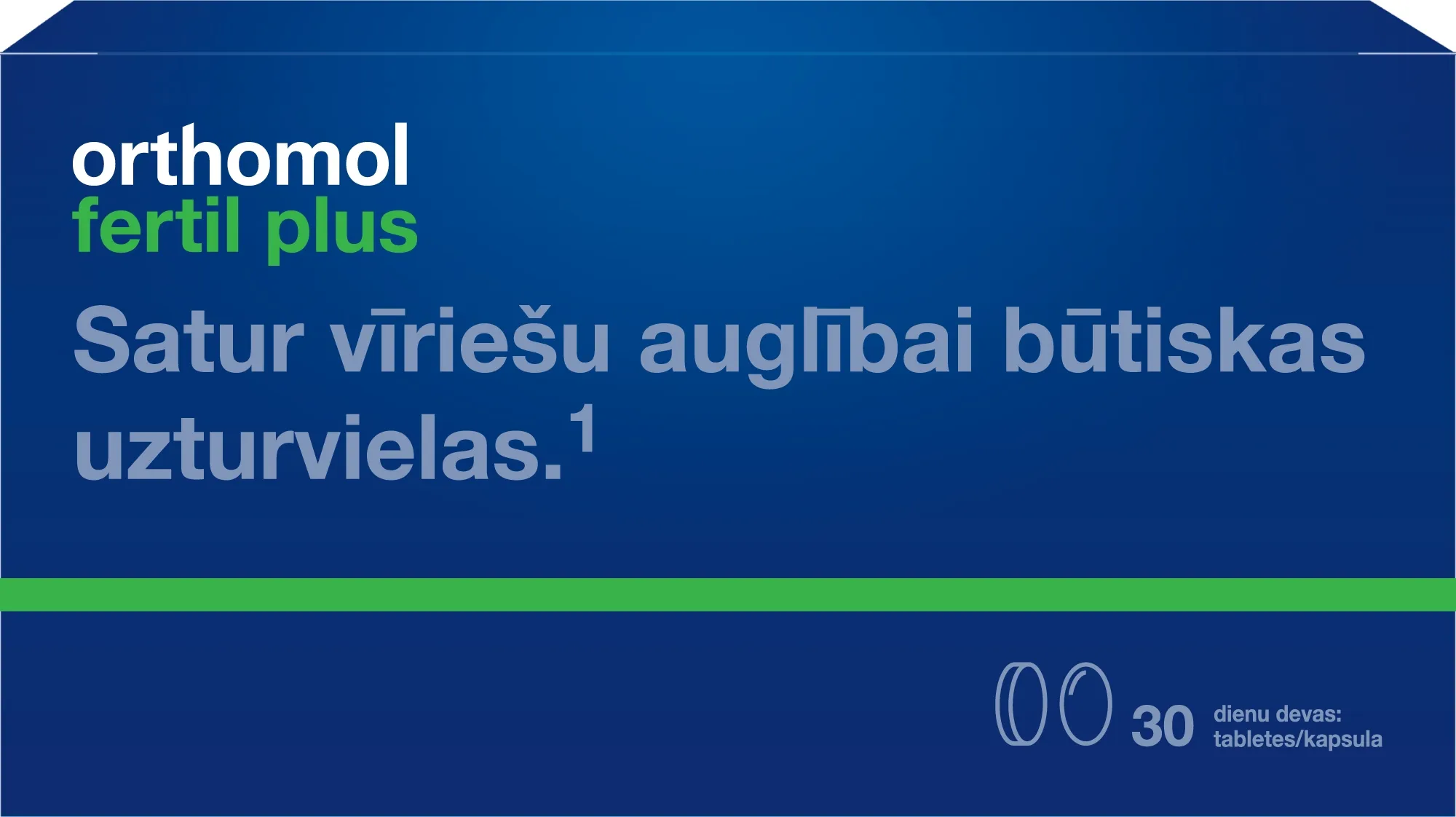 ORTHOMOL Fertil Plus tabletes, (3 tabletes + 1 kapsula) x 30 gab - Produkta attēls 