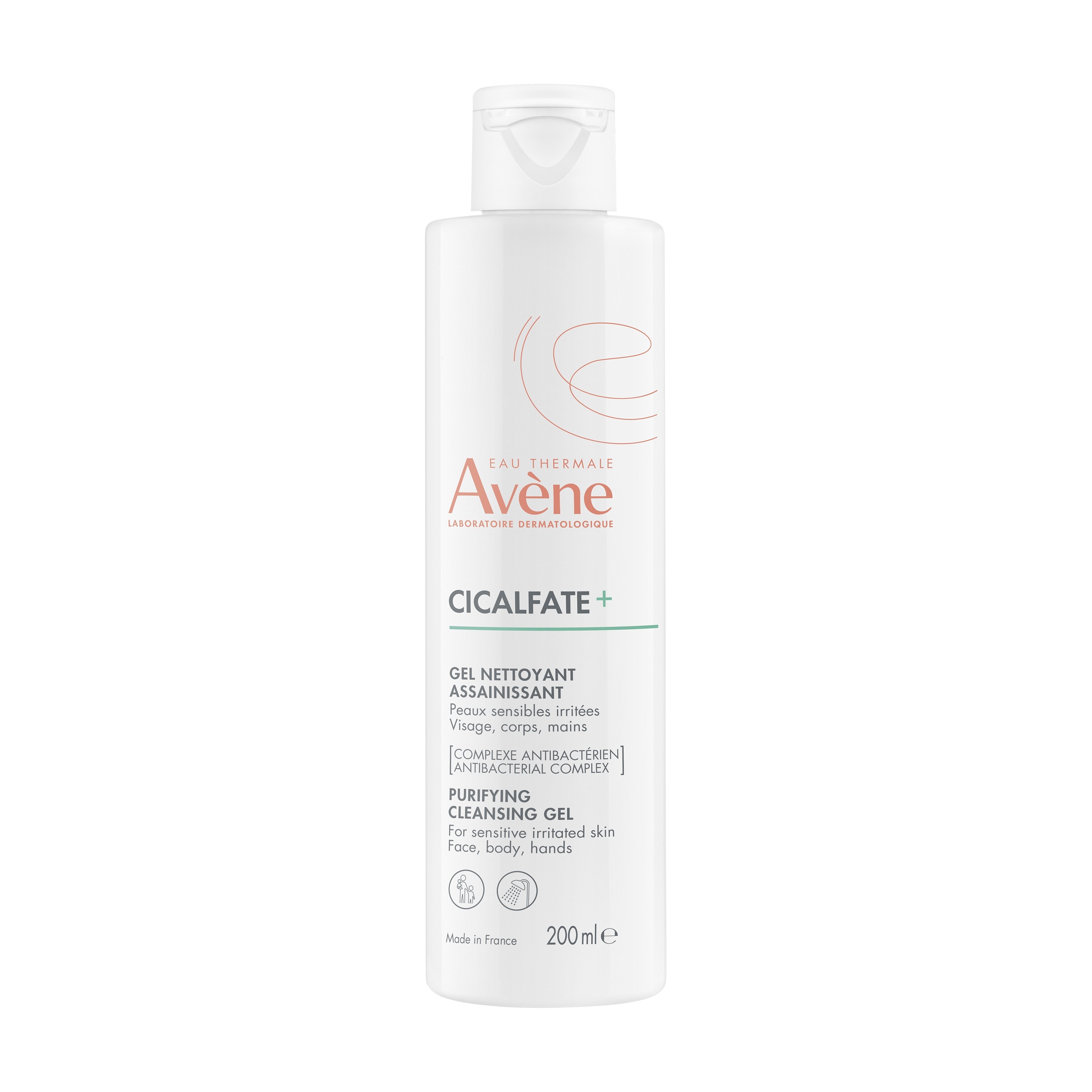AVENE Cicalfate+ attīrošs gels, 200 ml - Produkta attēls 