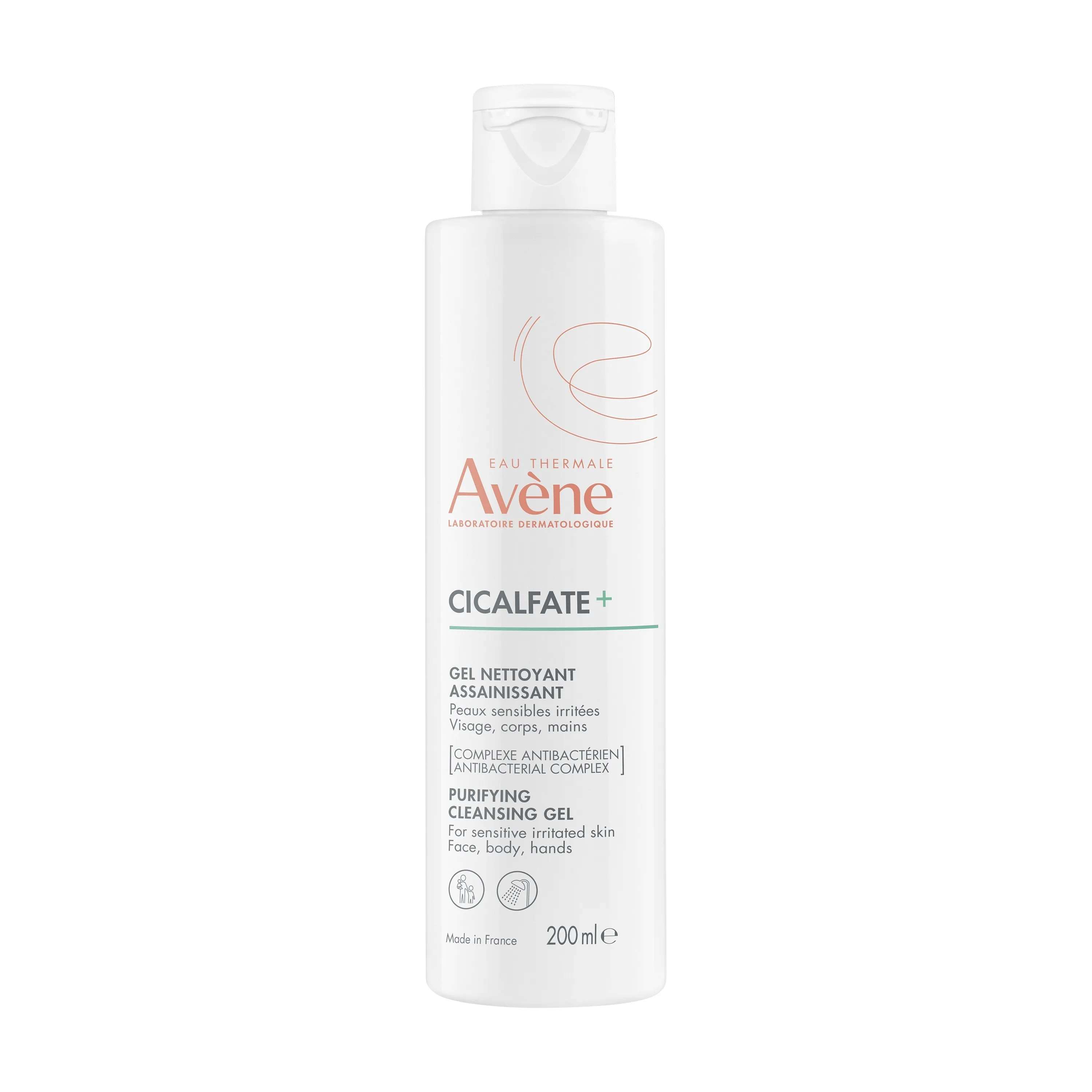 AVENE Cicalfate+ attīrošs gels, 200 ml - Produkta attēls 