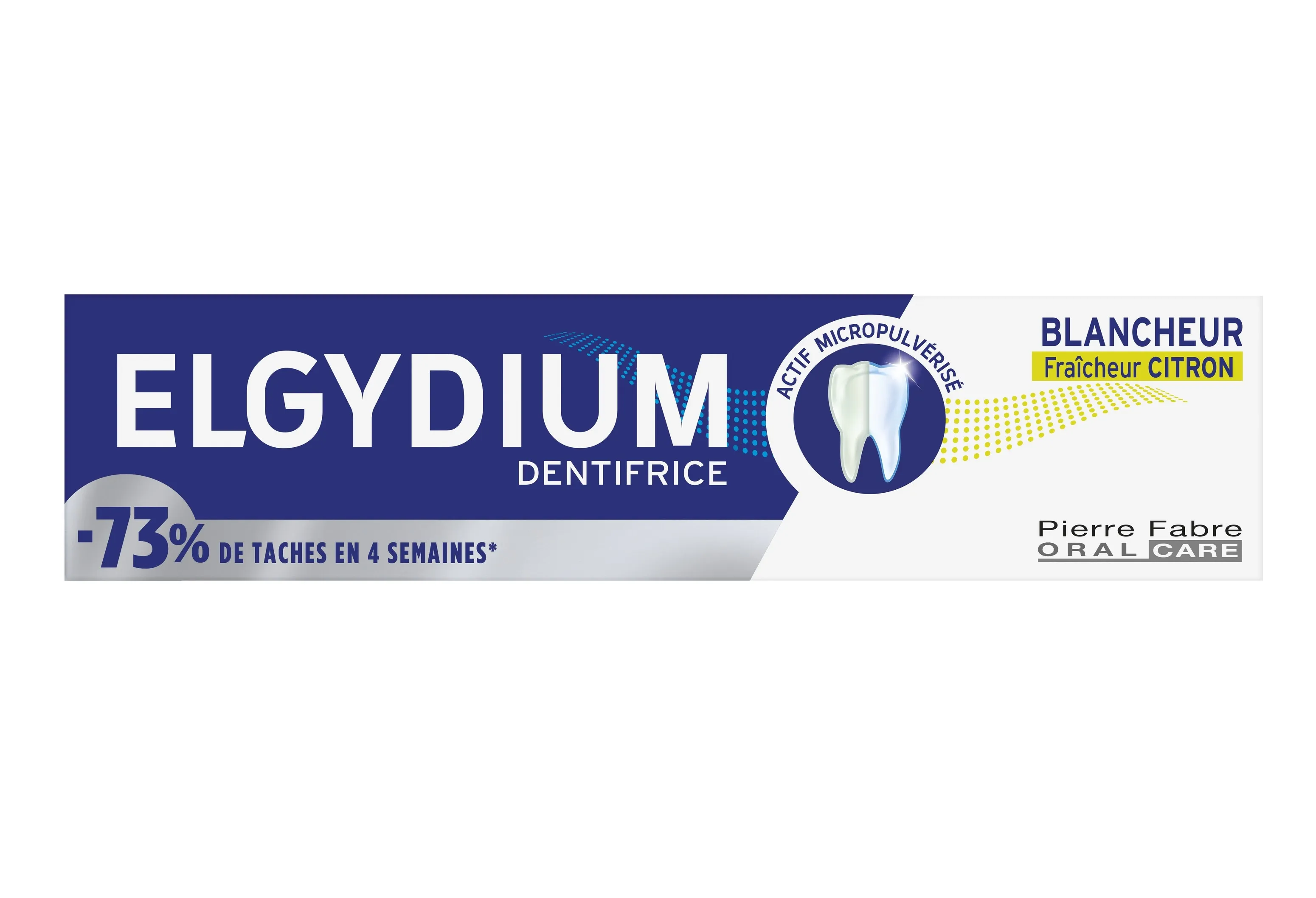 ELGYDIUM Whitening Cool Lemon zobu pasta, 75 ml - Produkta attēls 