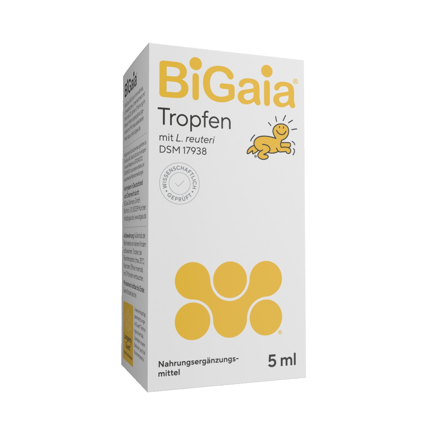 BIGAIA Protectis probiotiskie pilieni, 5 ml - Produkta attēls 