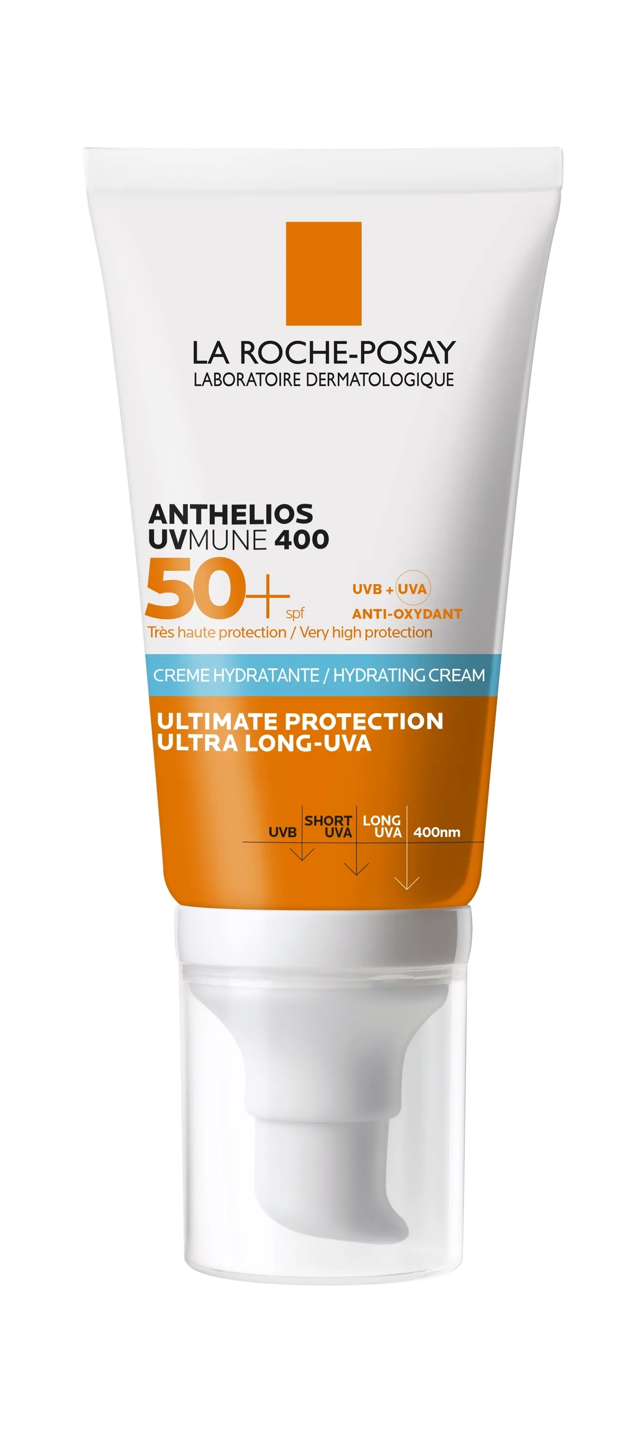 LA ROCHE POSAY Anthelios UVMune 400 mitrinošs krēms SPF50+, 50 ml - Produkta attēls 