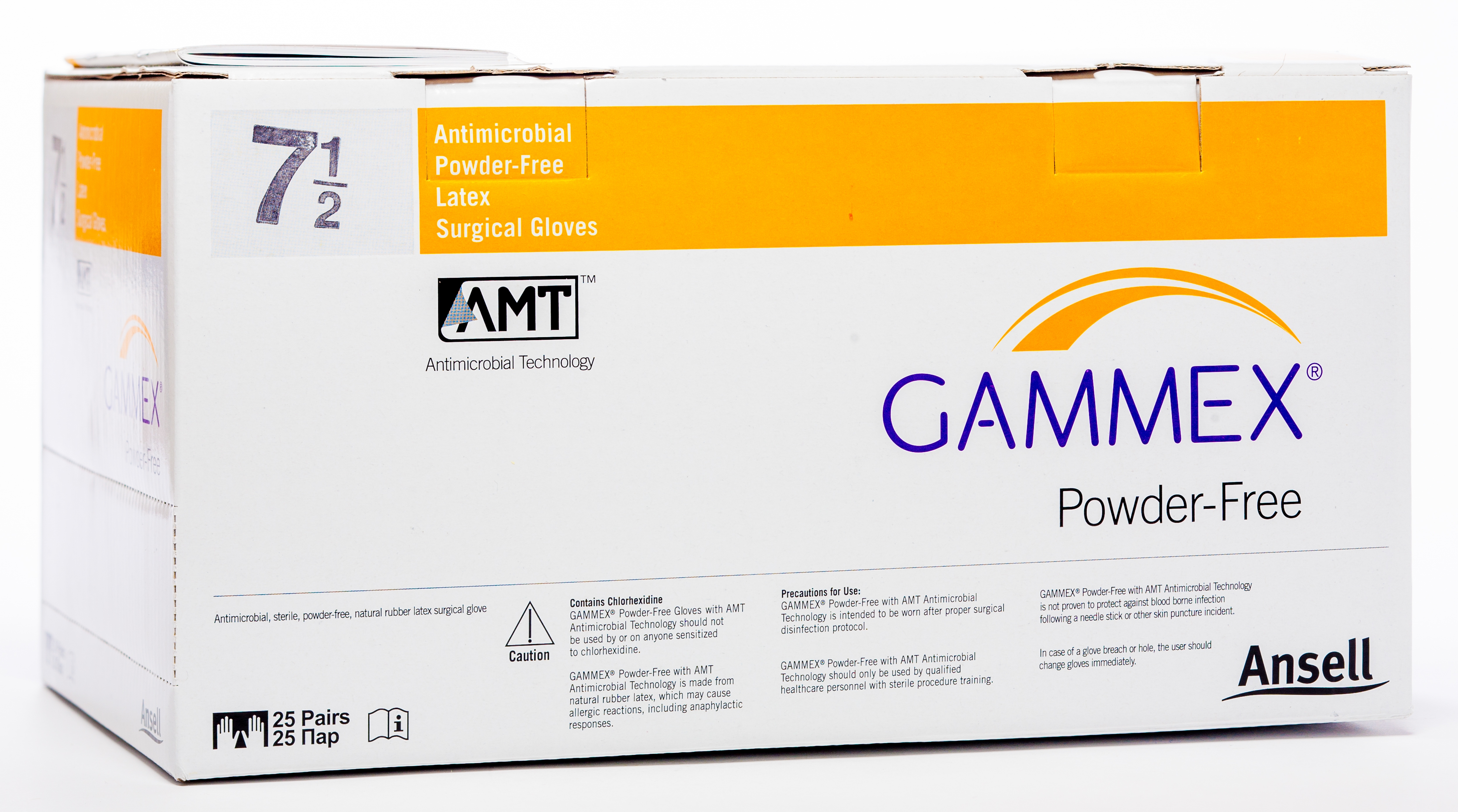 ANSEL CIMDI ST. GAMMEX PF AMT 7.5 (25P) - Produkta attēls 