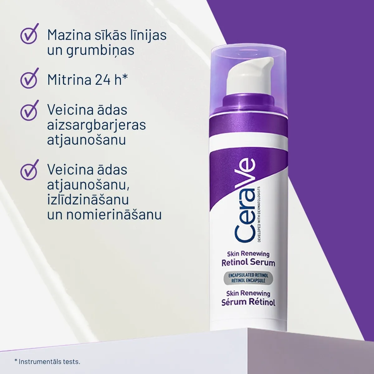 CERAVE Skin Renewing Retinol serums, 30 ml - Produkta attēls 2