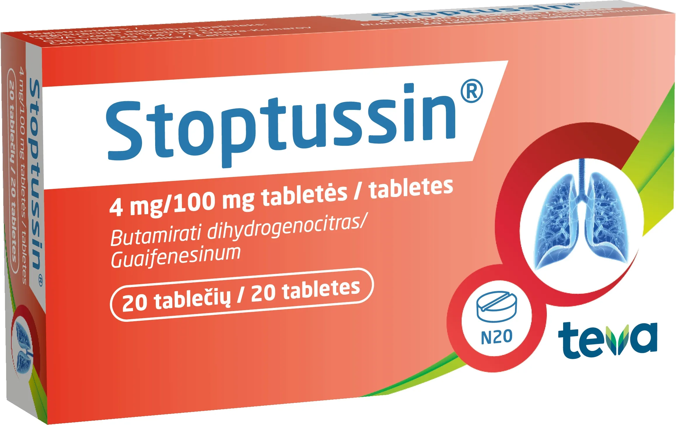 STOPTUSSIN TABLETES N20 - Produkta attēls 