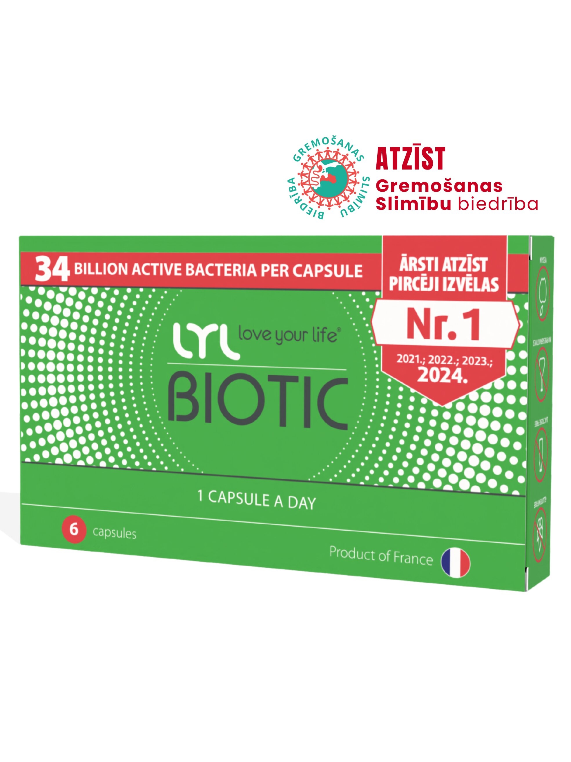 LYL BIOTIC, 6 kapsulas - Produkta attēls 4