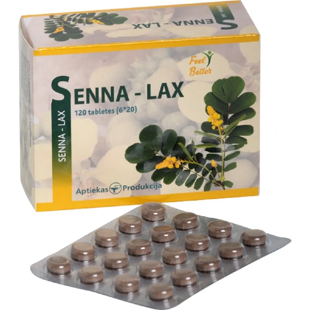 AP Senna-Lax tabletes, 120gab - Produkta attēls 