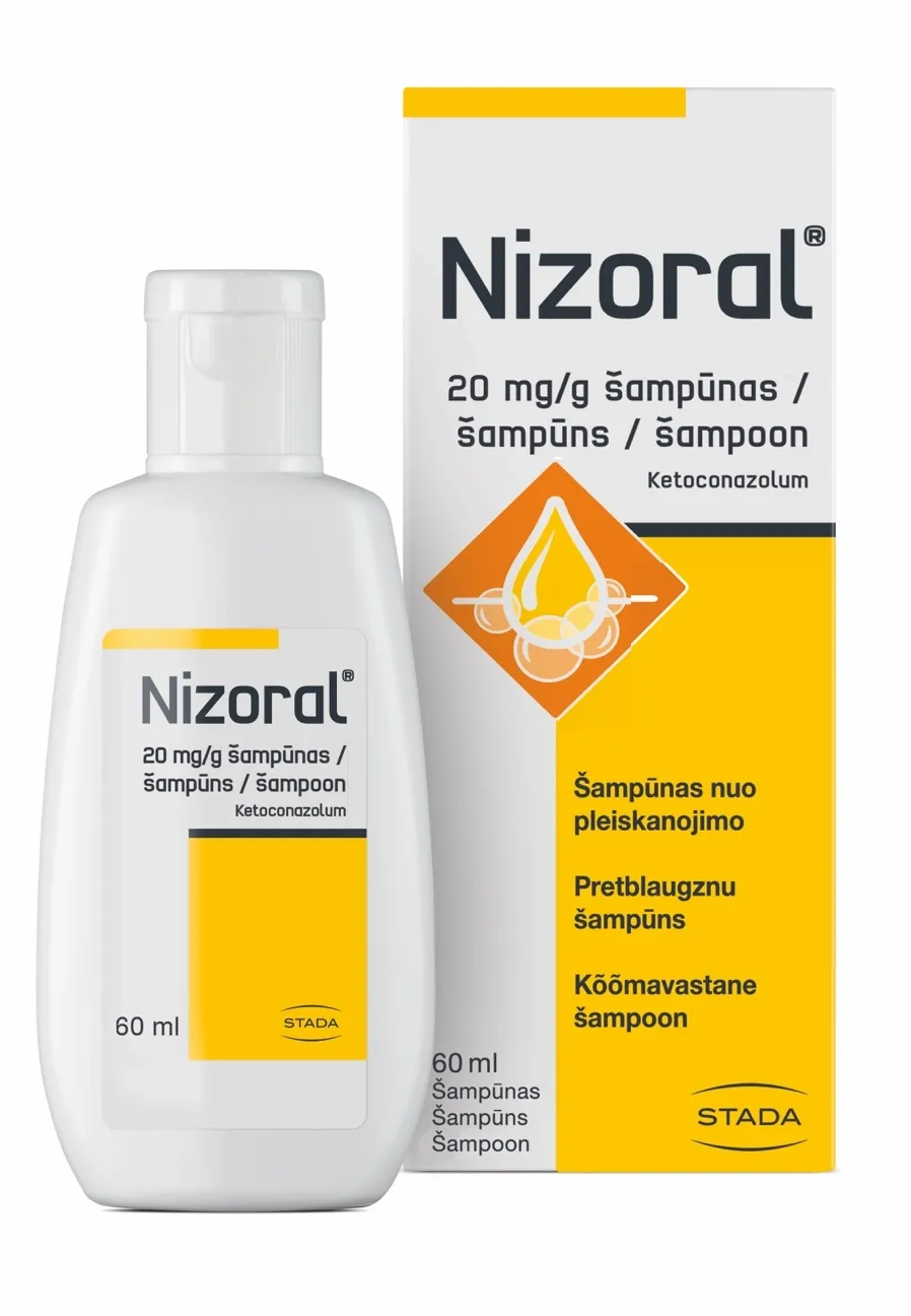NIZORAL šampūns, 60 ml - Produkta attēls 