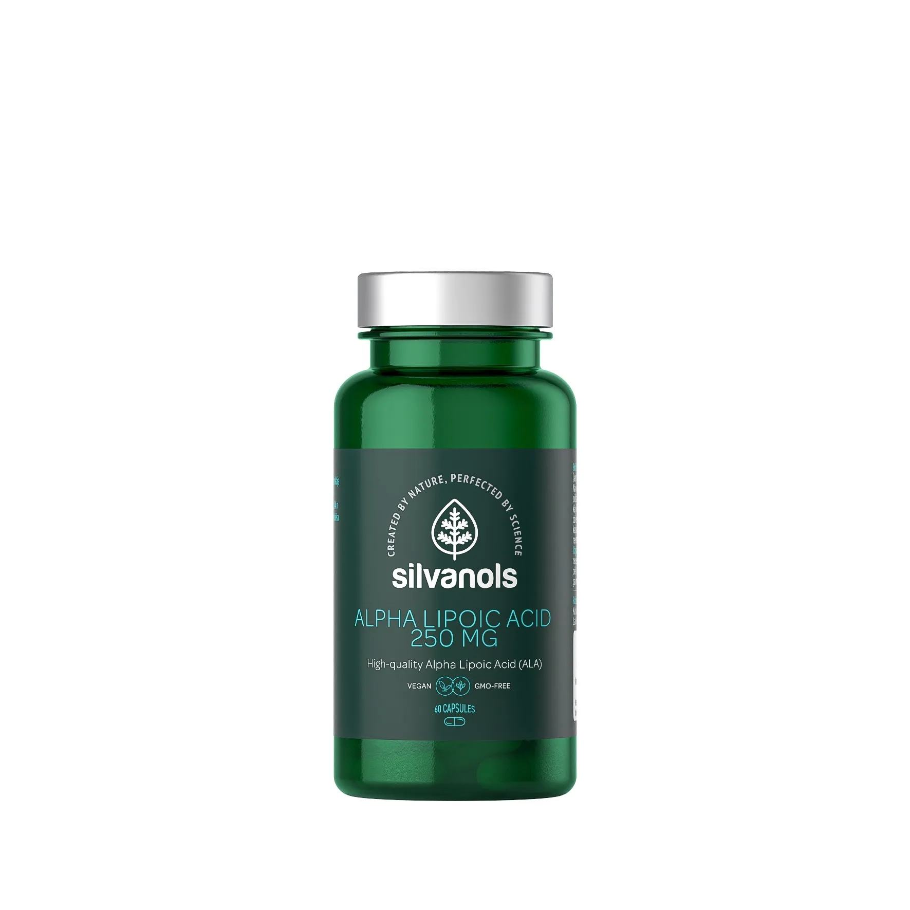 SILVANOLS Alpha Lipoic Acid kapsulas, 60 gab. - Produkta attēls 