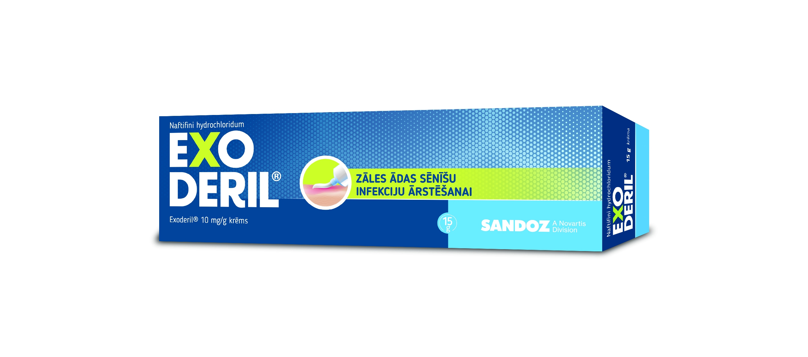 EXODERIL krēms, 15 g - Produkta attēls 